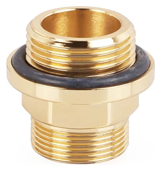Адаптер для медной и многослойной трубы SR Rubinetterie 3/4” x 24/19, золото 0328-2000D0P0