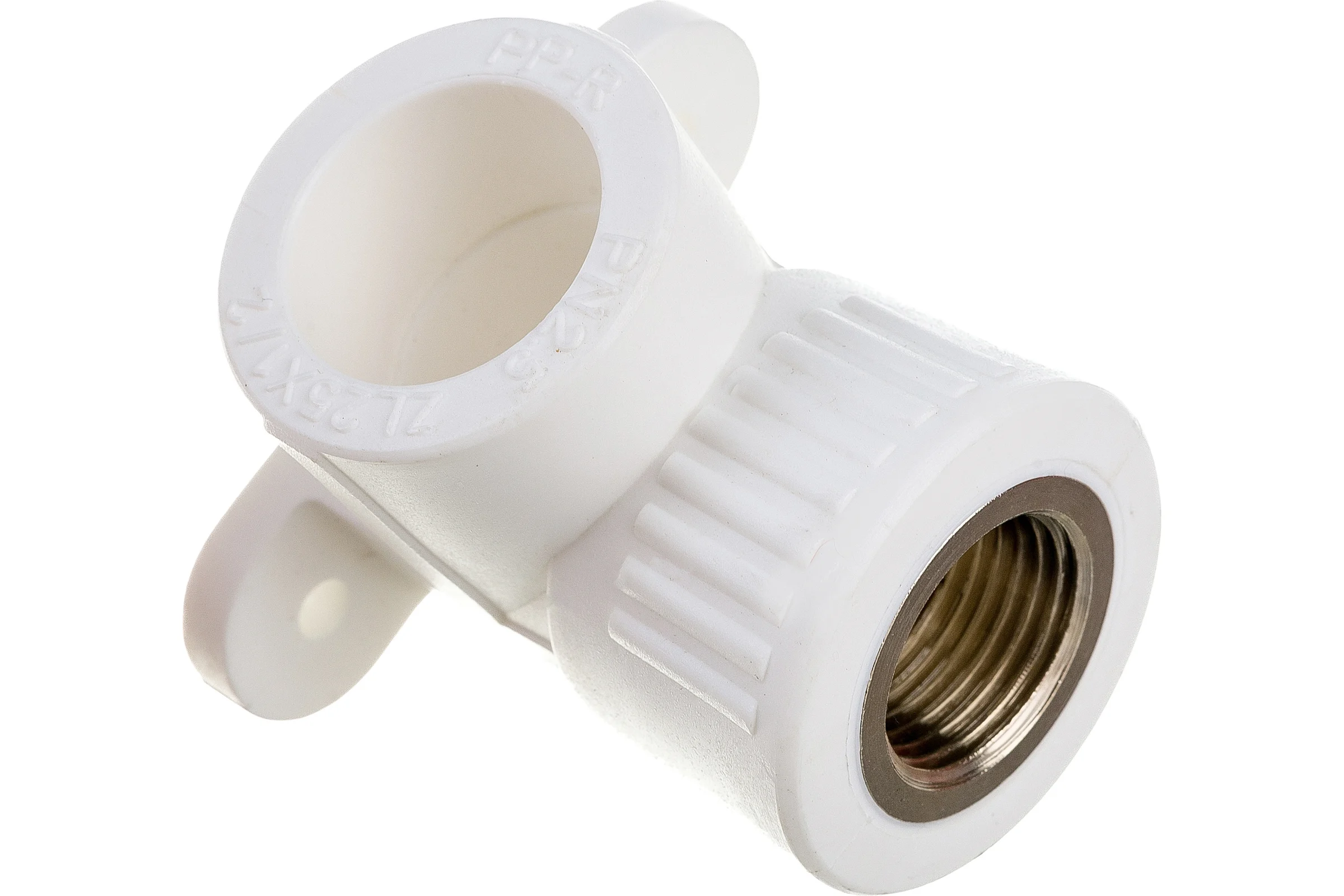 Комбинированный отвод PP-R SLT AQUA с креплением, ВР 25х1/2 SLTFY8251