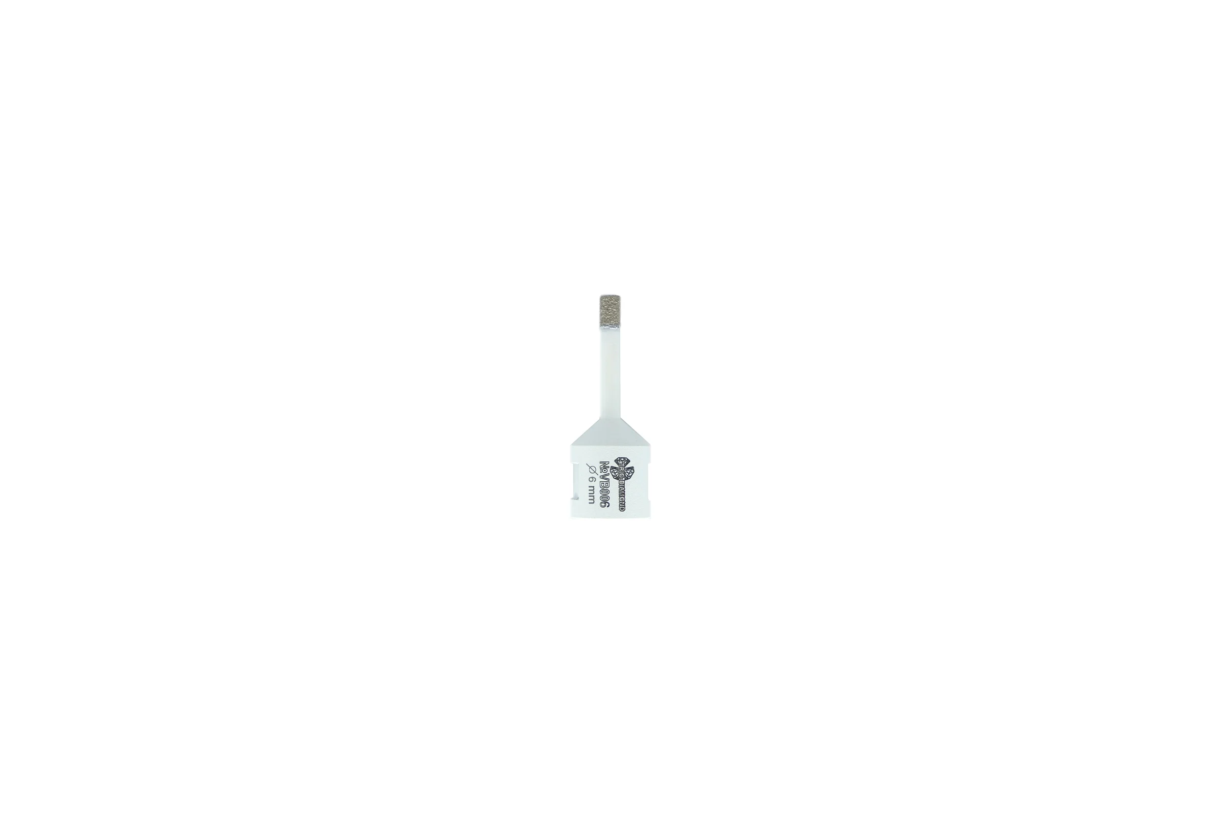 Коронка алмазная по керамограниту TRIO-DIAMOND 6 мм, m14, Vacuum Brazed, VB006