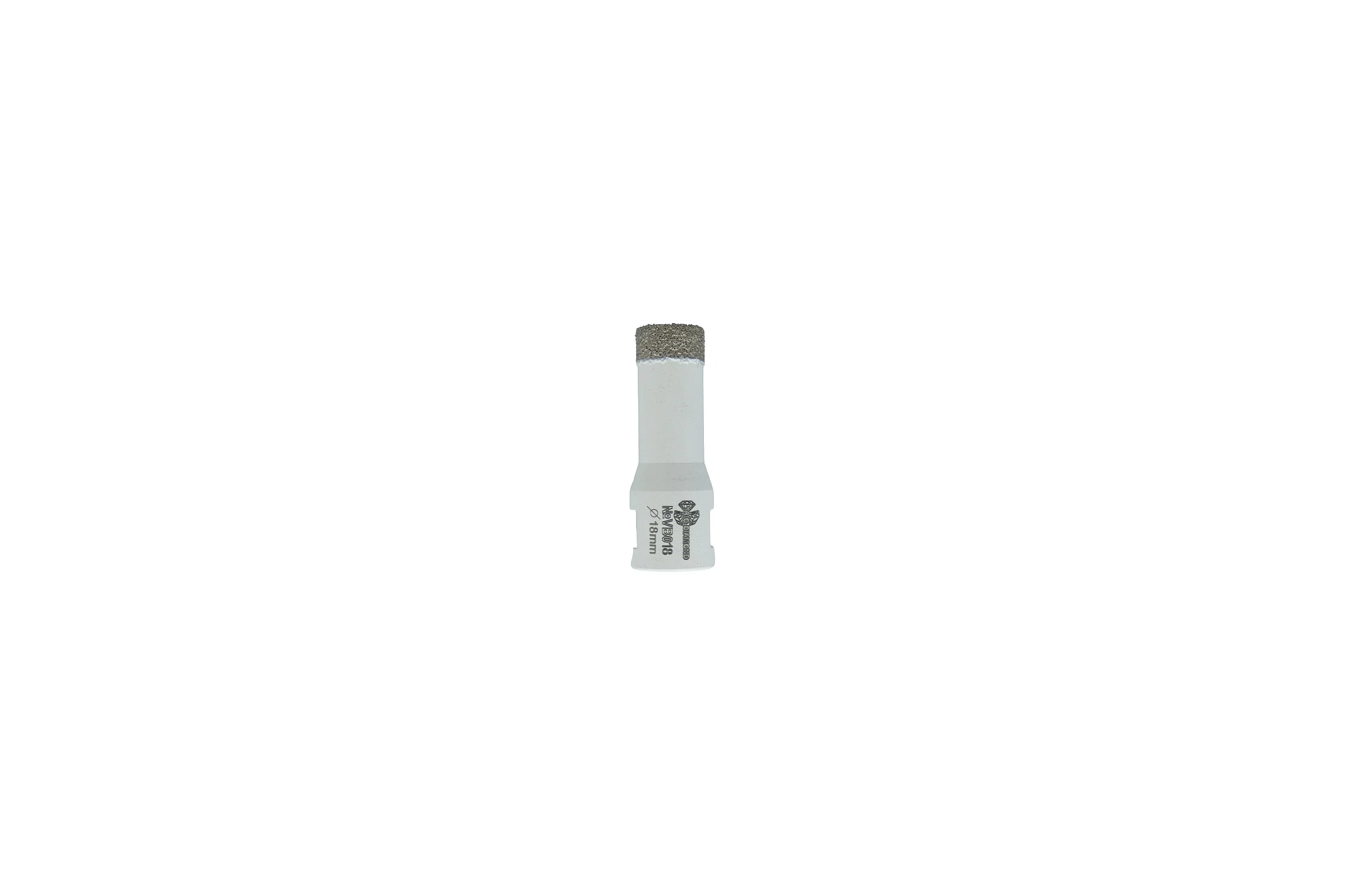 Коронка алмазная по керамограниту TRIO-DIAMOND 18 мм, m14, Vacuum Brazed, VB018