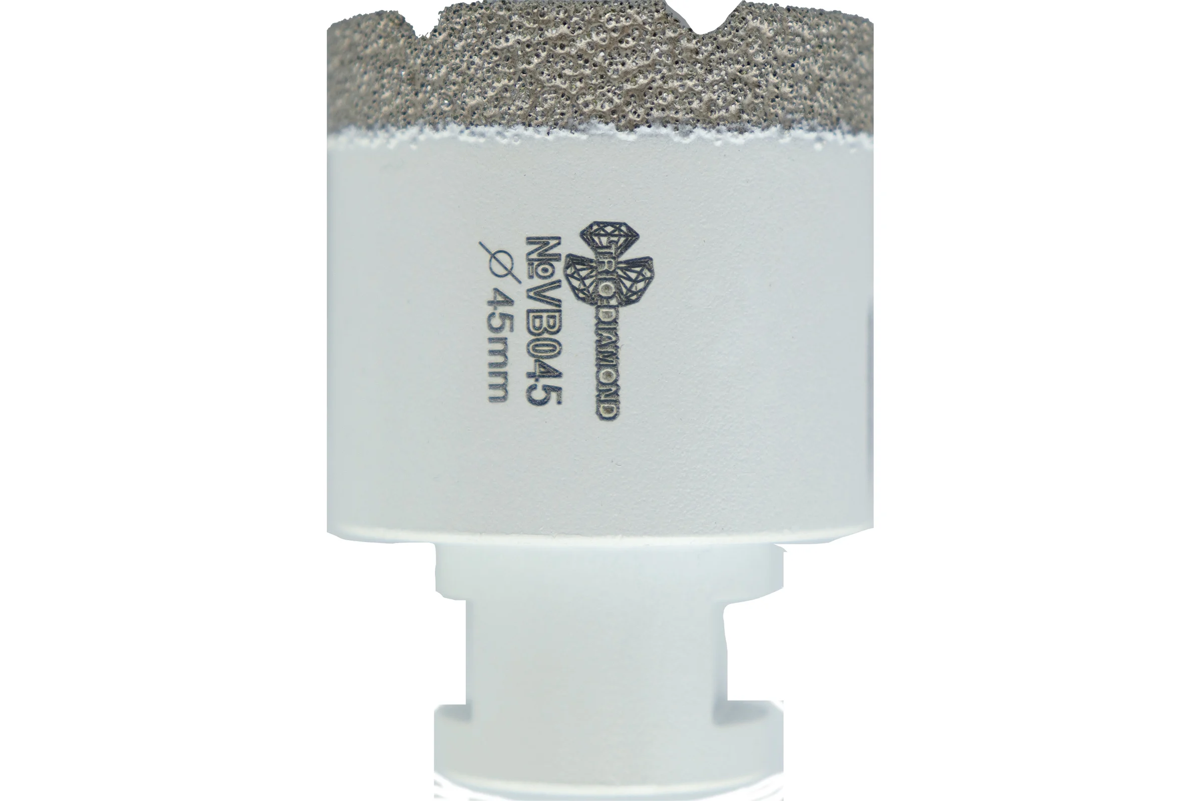 Коронка алмазная по керамограниту TRIO-DIAMOND 45 мм, m14, Vacuum Brazed, VB045