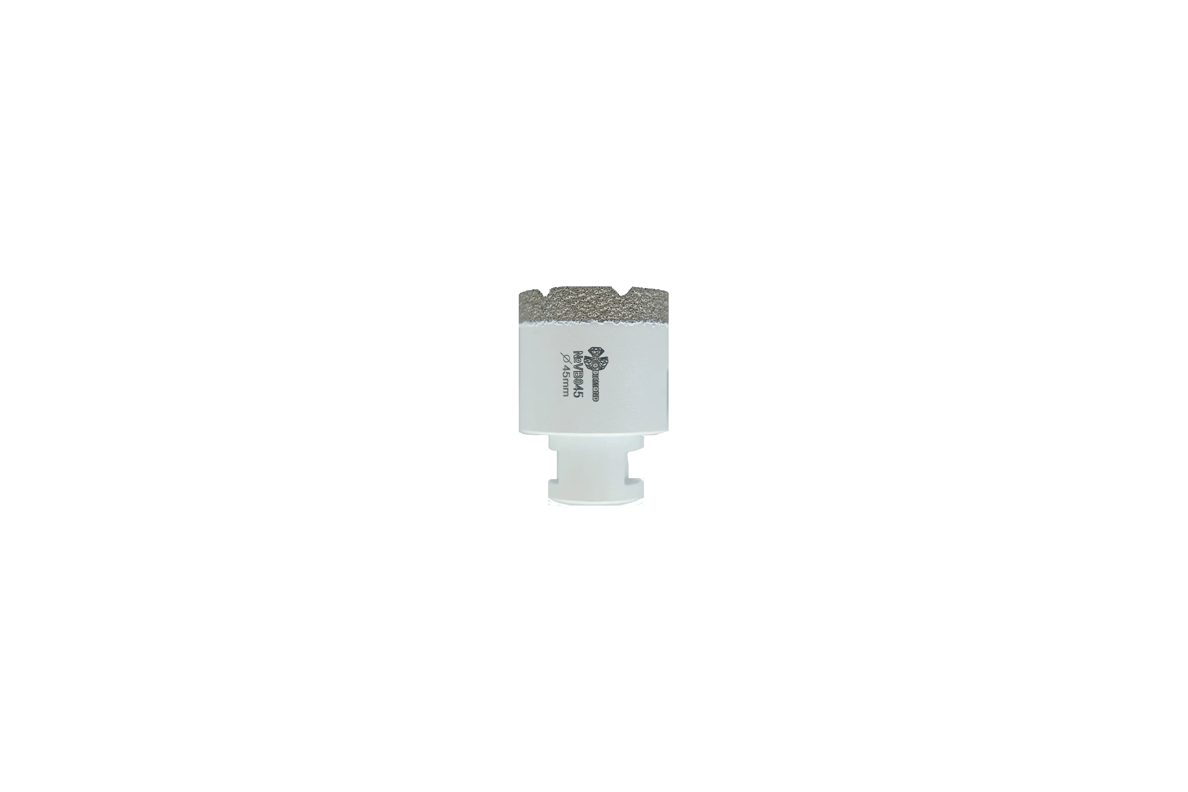 Коронка алмазная по керамограниту TRIO-DIAMOND 45 мм, m14, Vacuum Brazed, VB045