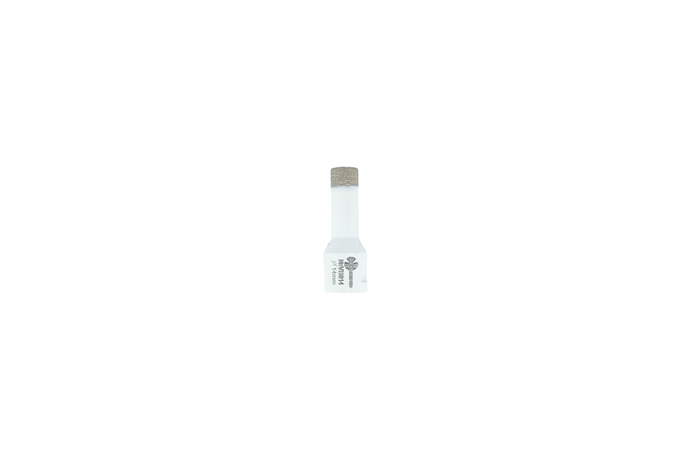 Коронка алмазная по керамограниту TRIO-DIAMOND 14 мм, m14, Vacuum Brazed, VB014