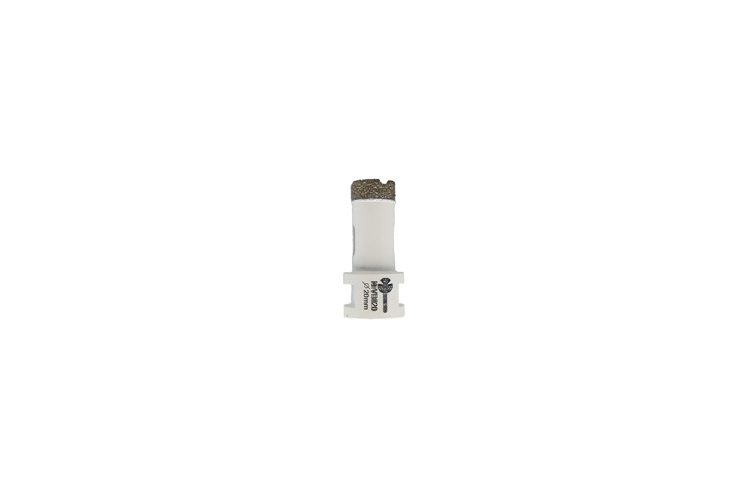 Коронка алмазная по керамограниту TRIO-DIAMOND 20 мм, m14, Vacuum Brazed, VB020
