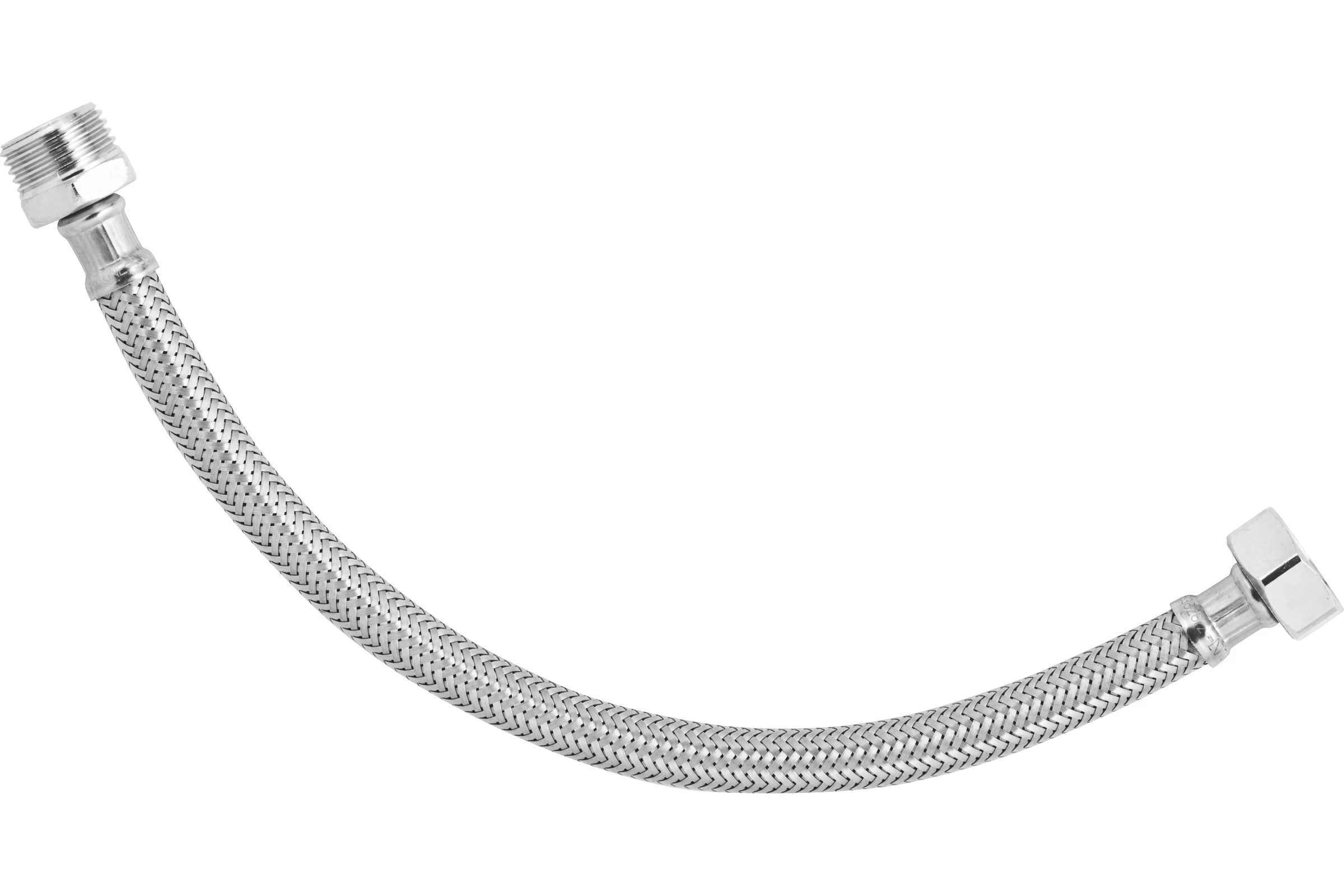 Подводка для холодной и горячей воды Imperial в том числе питьевой, в стальной оплетке, гибкая 0,5 м 1/2F-1/2M DN8 698.50