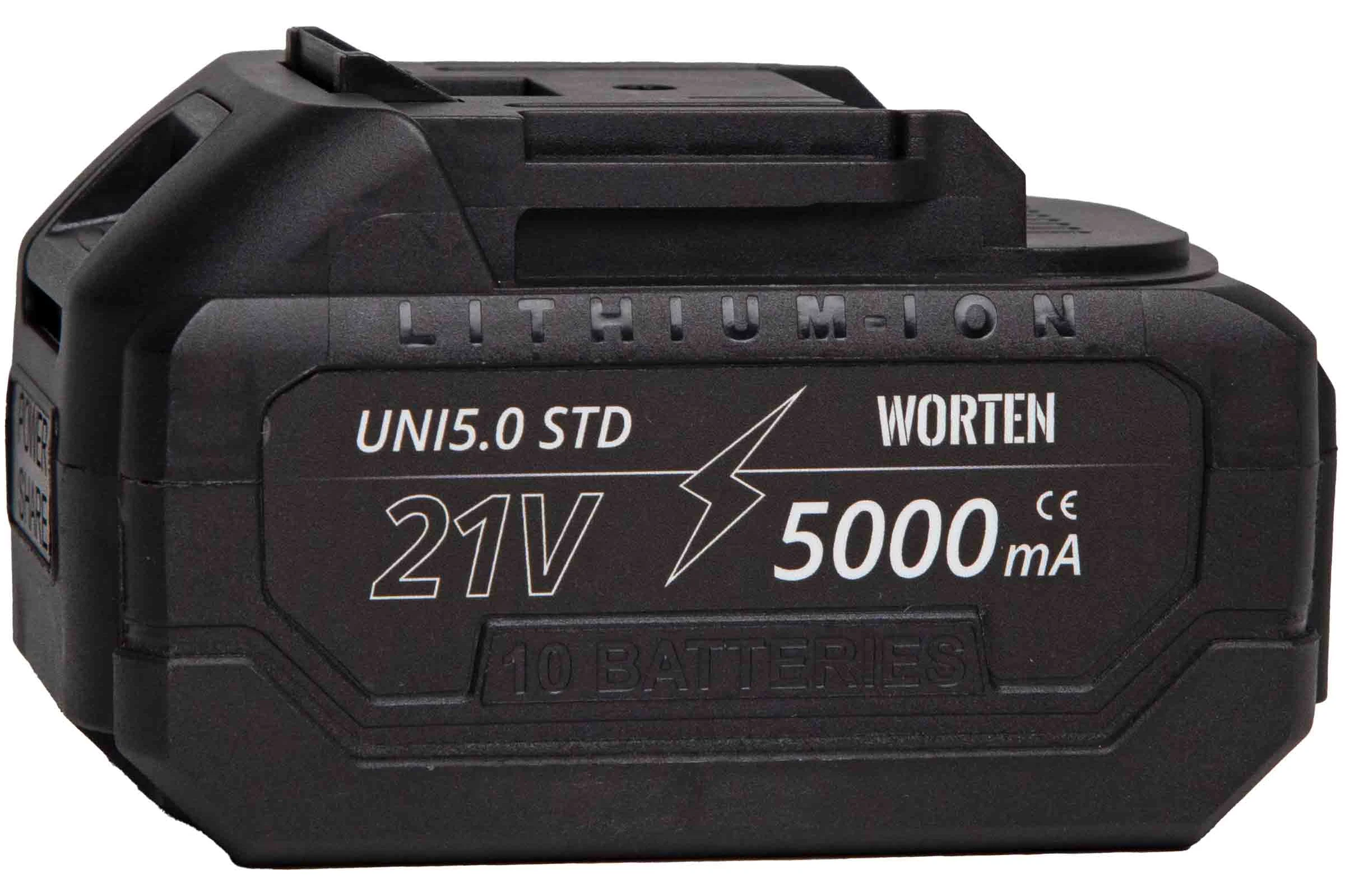 Аккумулятор WORTEN UNI5.0 STD, 5.0Ач 21В КА-90000586