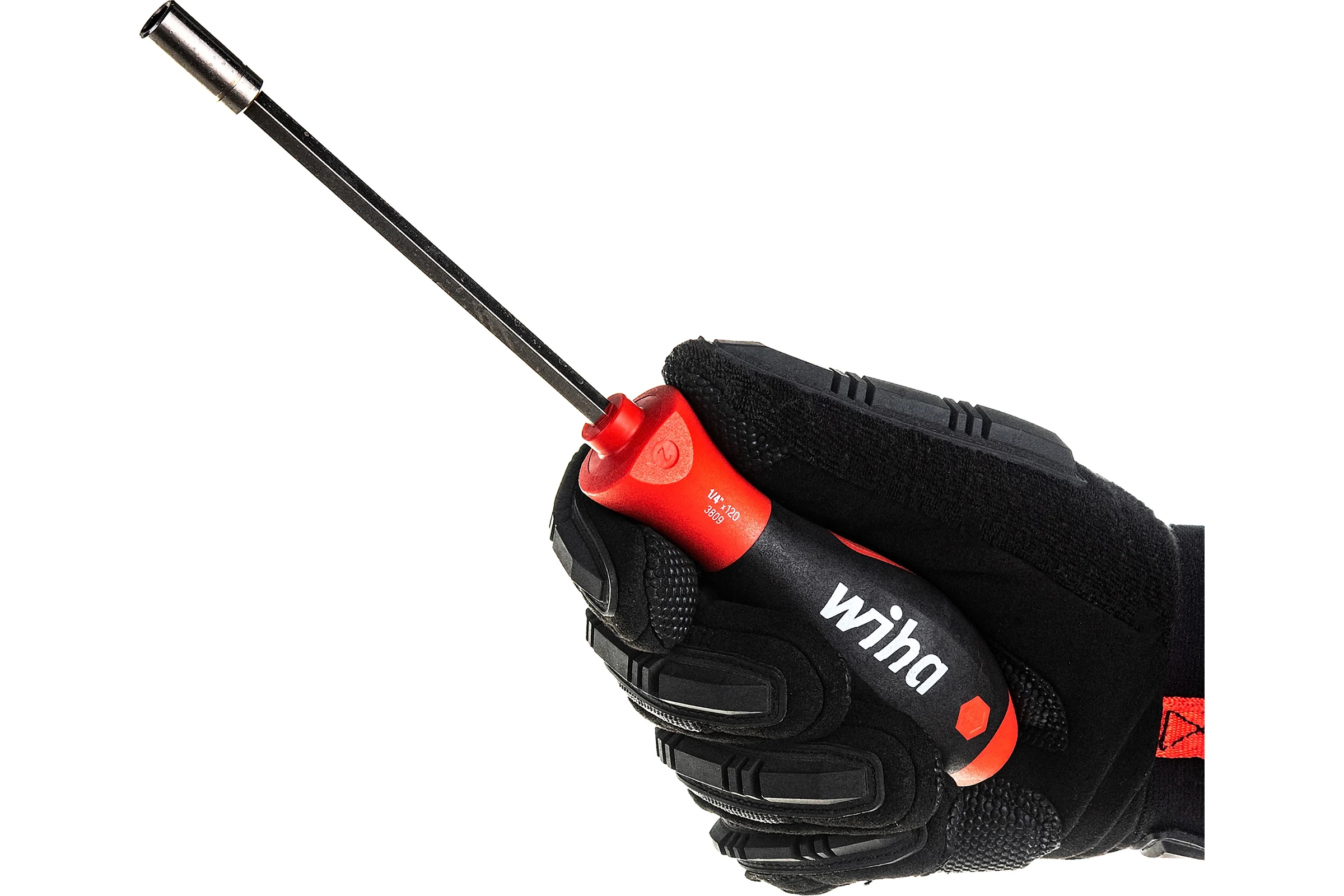 Отвертка-битодержатель Wiha SoftFinish-Magaziner 1/4 SL/PZ 32904