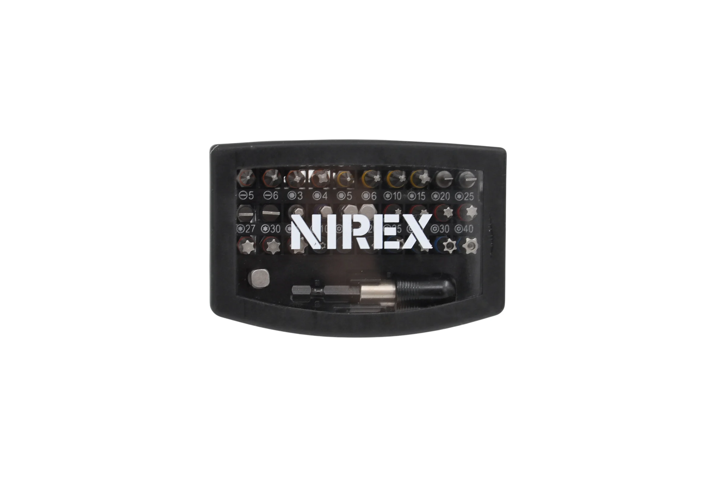 Набор бит NIREX Profi с магнитным адаптером в боксе 32 предмета NBS-32
