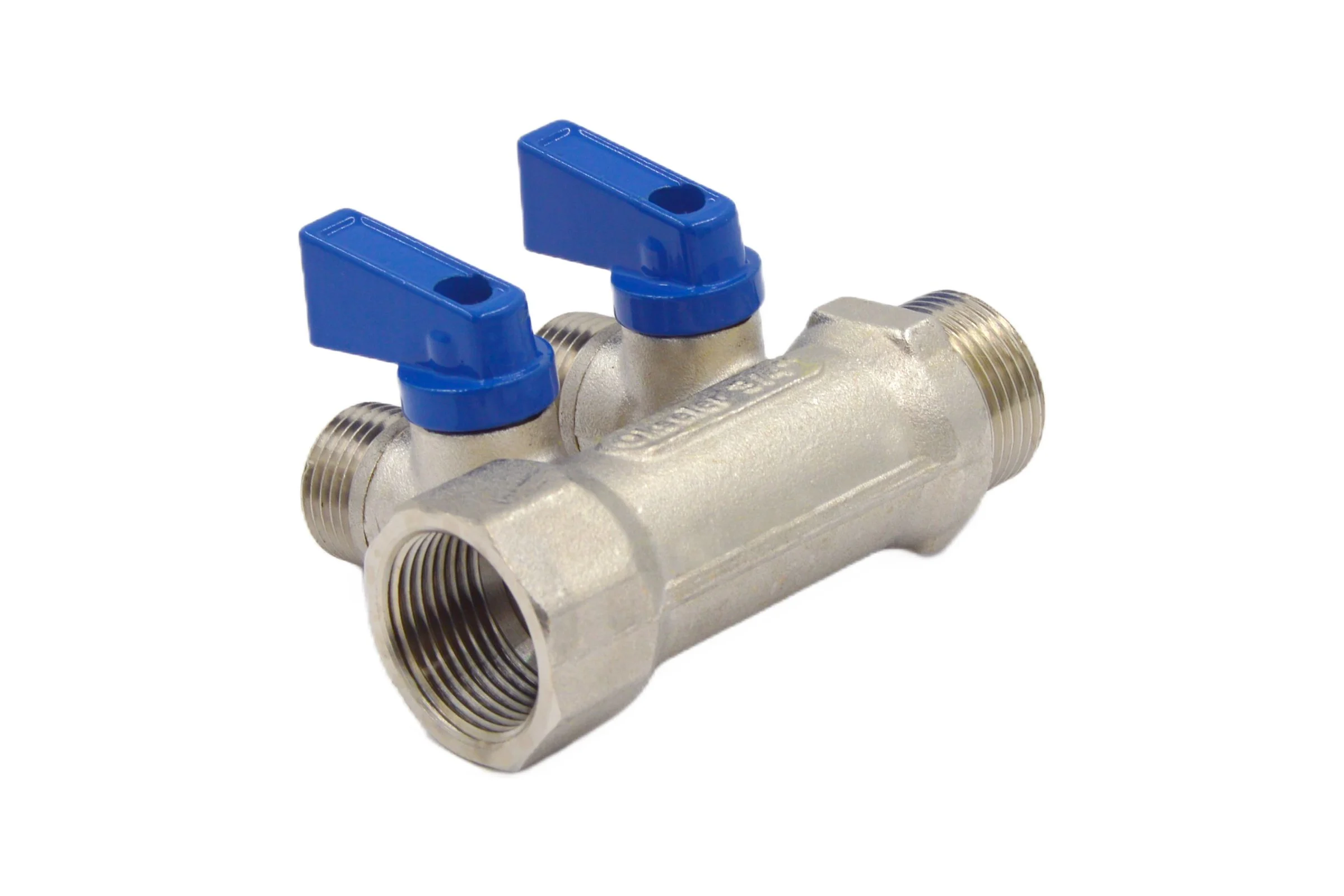 Коллекторы с шаровыми клапанами Okseler 3/4x1/2НР, 2 выхода oks00401