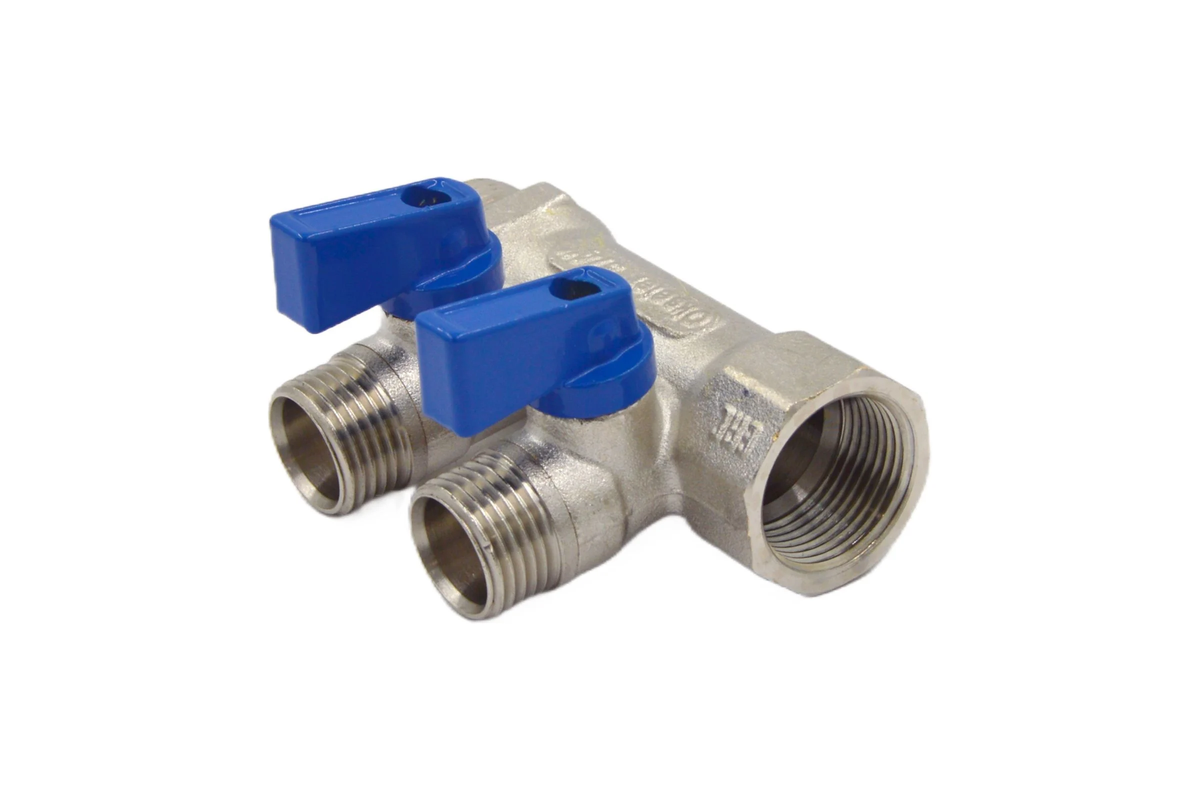 Коллекторы с шаровыми клапанами Okseler 3/4x1/2НР, 2 выхода oks00401