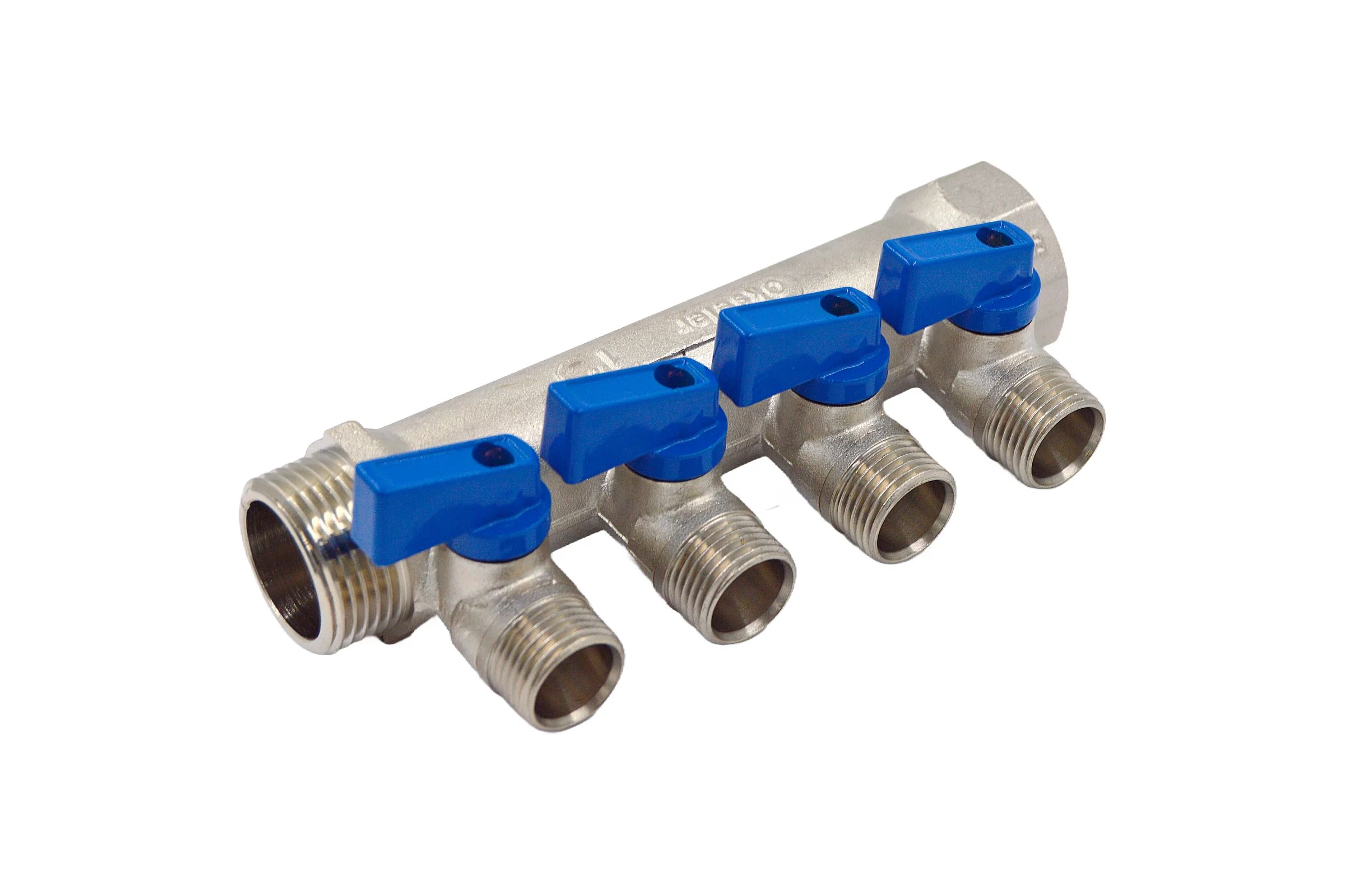 Коллекторы с шаровыми клапанами Okseler 1x1/2НР, 4 выхода oks00406