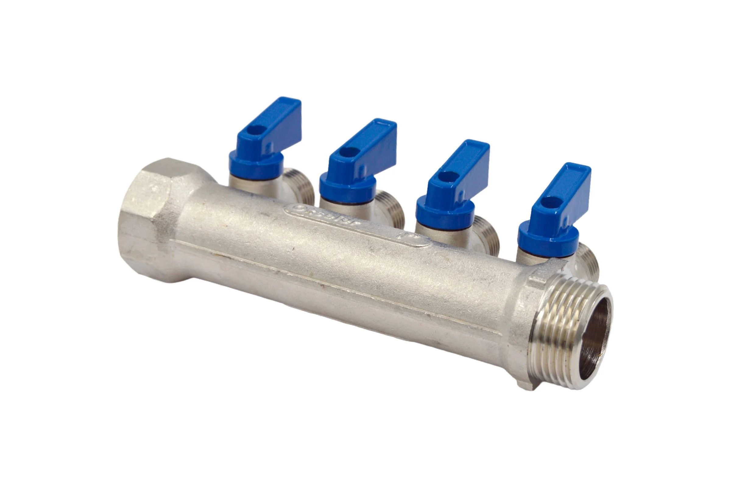 Коллекторы с шаровыми клапанами Okseler 1x1/2НР, 4 выхода oks00406