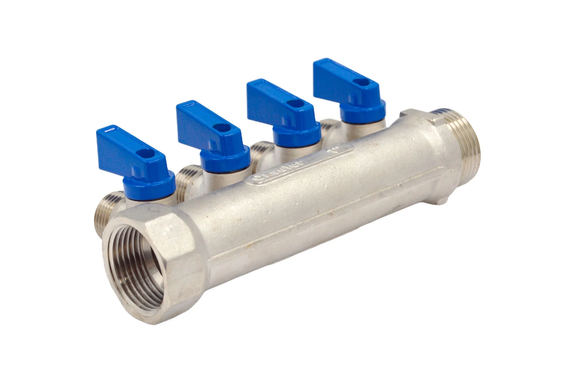 Коллекторы с шаровыми клапанами Okseler 1x1/2НР, 4 выхода oks00406