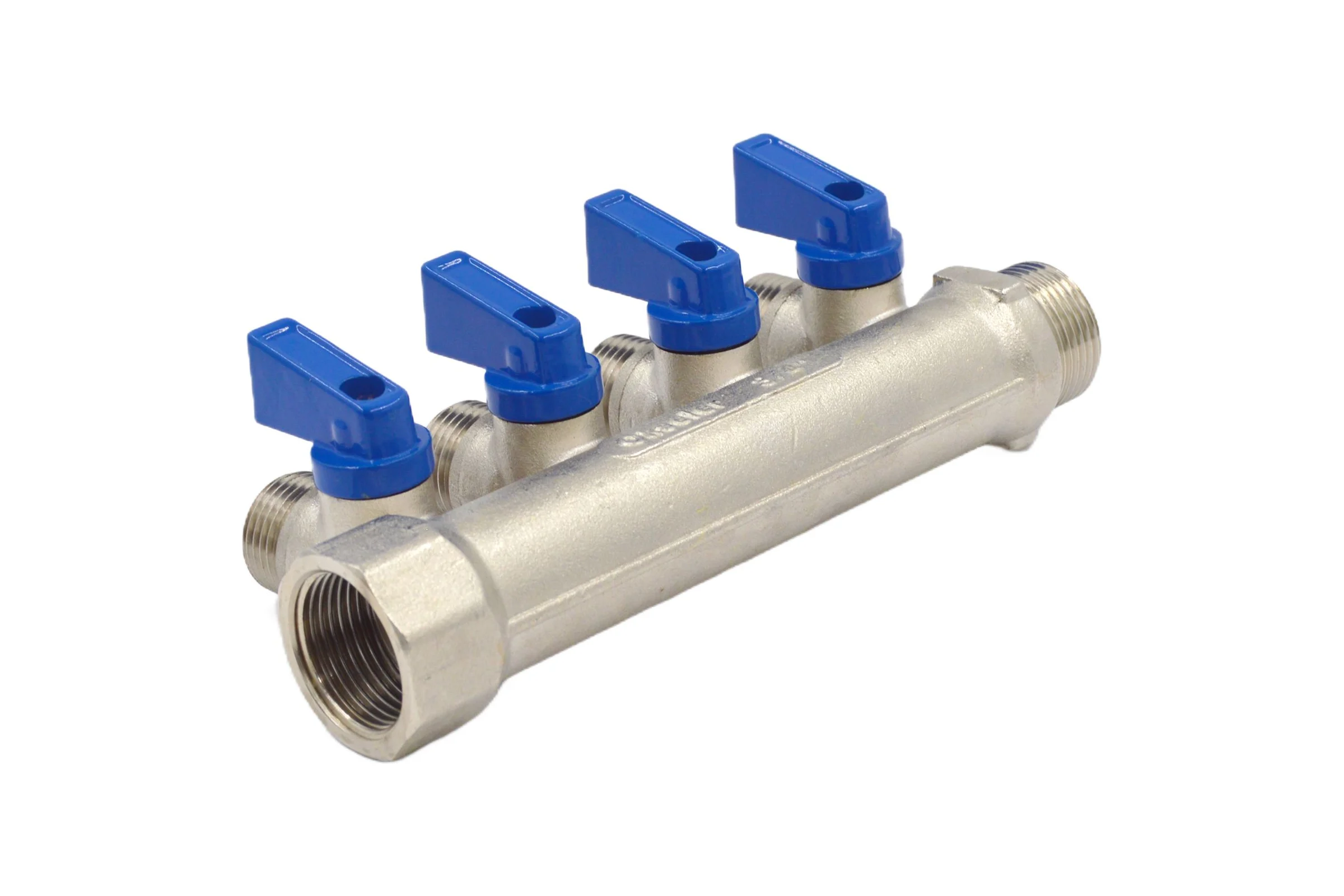 Коллекторы с шаровыми клапанами Okseler 3/4x1/2НР, 4 выхода oks00403