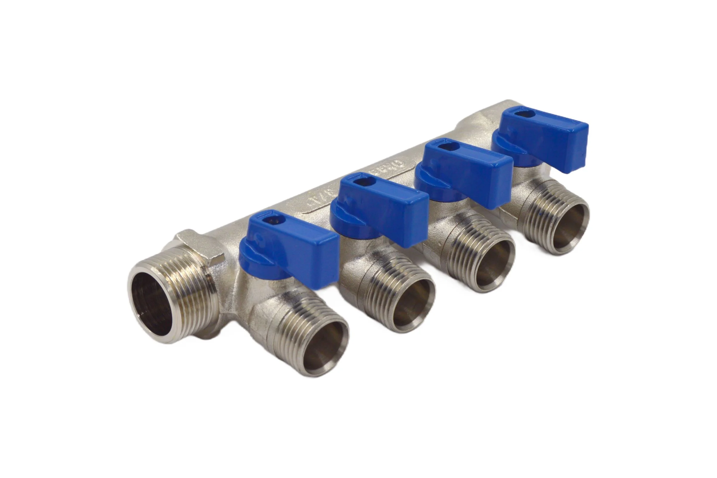 Коллекторы с шаровыми клапанами Okseler 3/4x1/2НР, 4 выхода oks00403