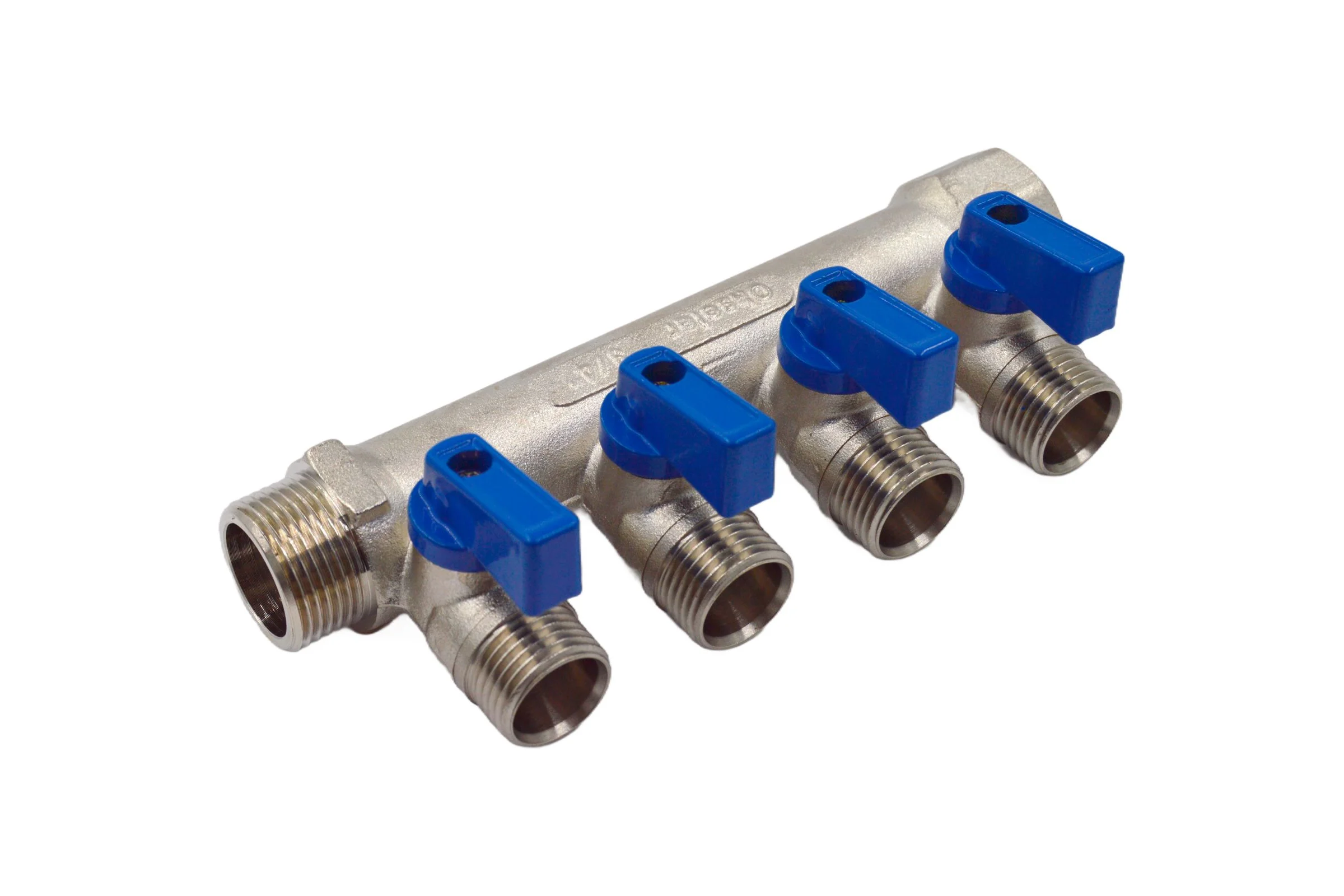 Коллекторы с шаровыми клапанами Okseler 3/4x1/2НР, 4 выхода oks00403