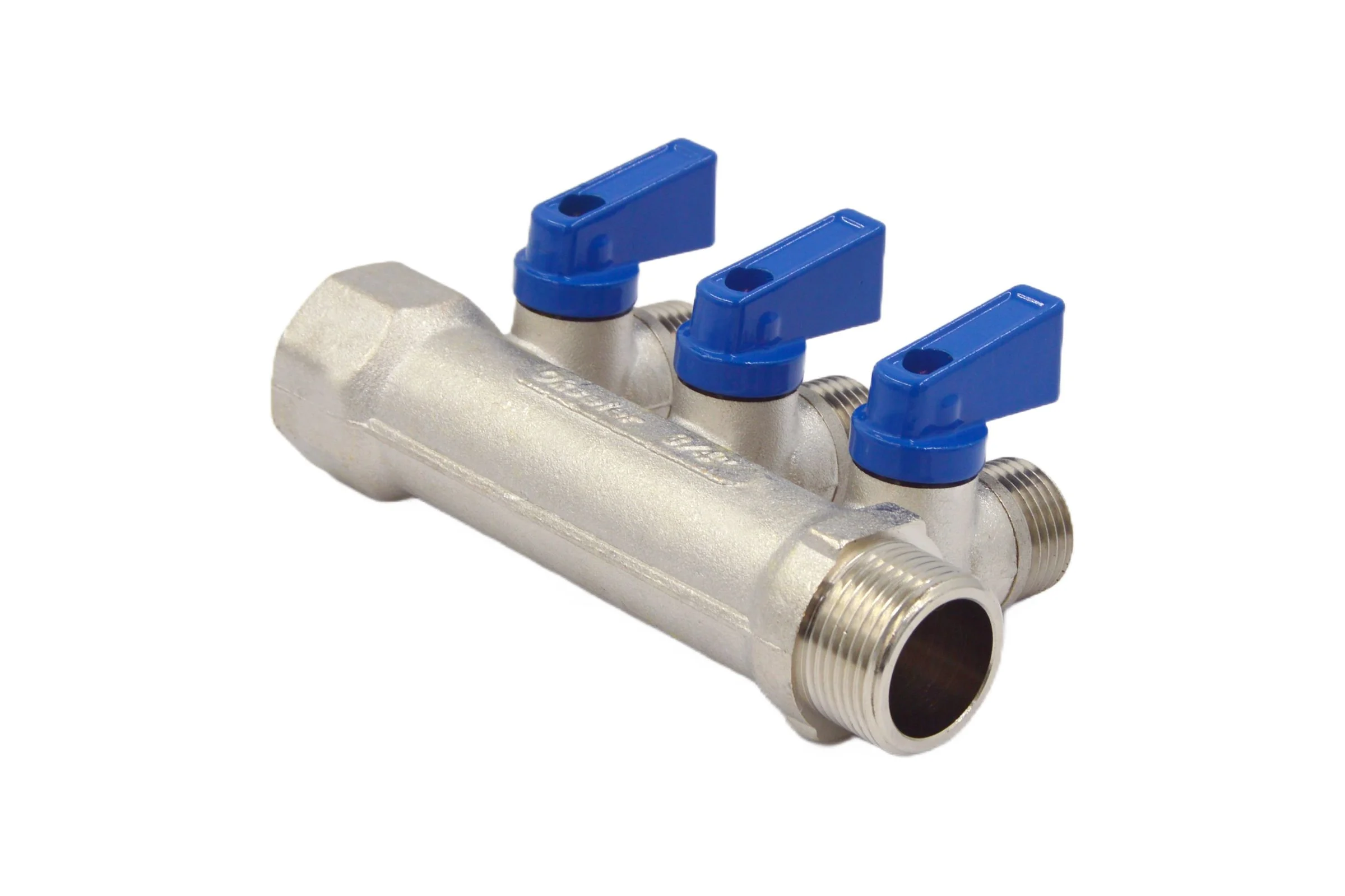 Коллекторы с шаровыми клапанами Okseler 3/4x1/2НР, 3 выхода oks00402