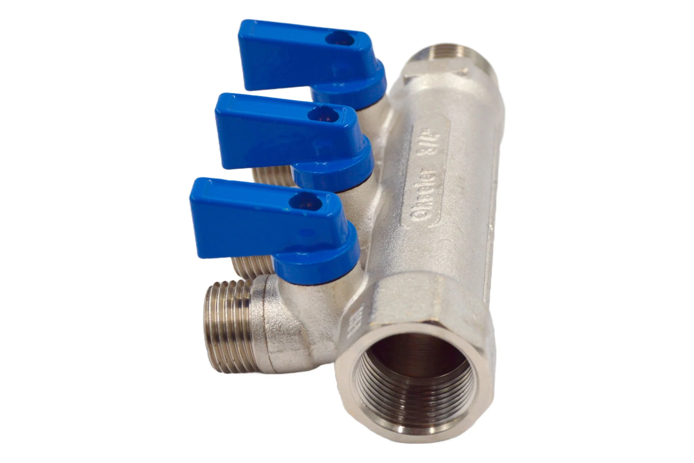 Коллекторы с шаровыми клапанами Okseler 3/4x1/2НР, 3 выхода oks00402