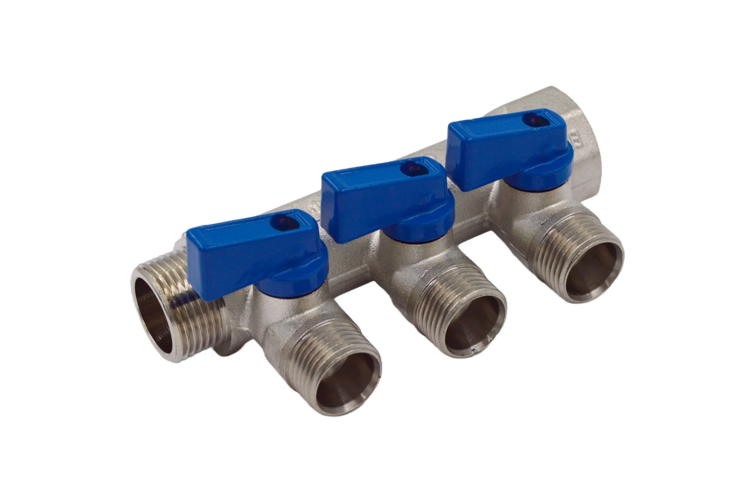 Коллекторы с шаровыми клапанами Okseler 3/4x1/2НР, 3 выхода oks00402