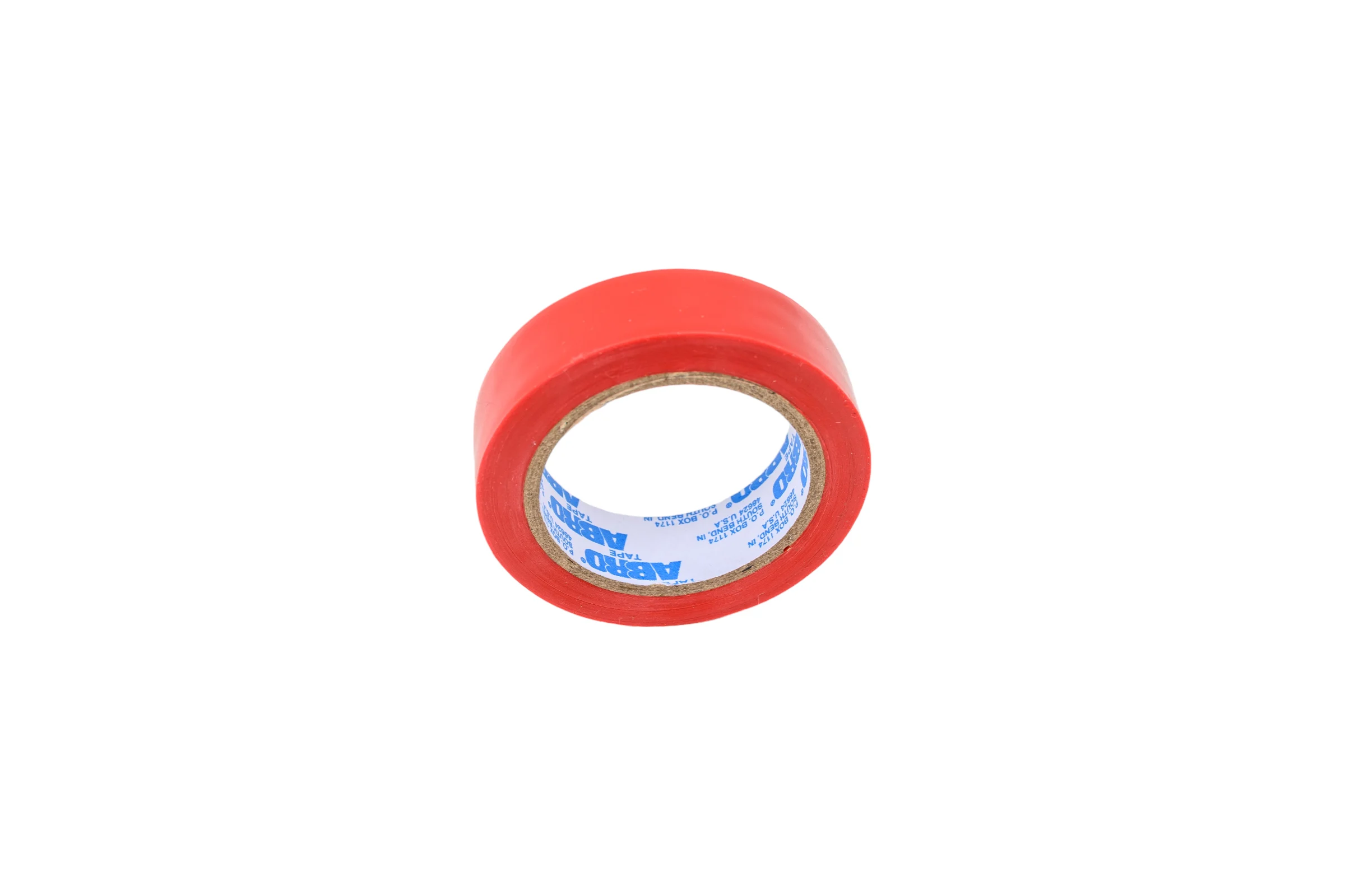 Изолента ABRO ПВХ, красная, устойчива к растяжению, 15 мм х 9,1 м ET-912-15-9-RED-RW