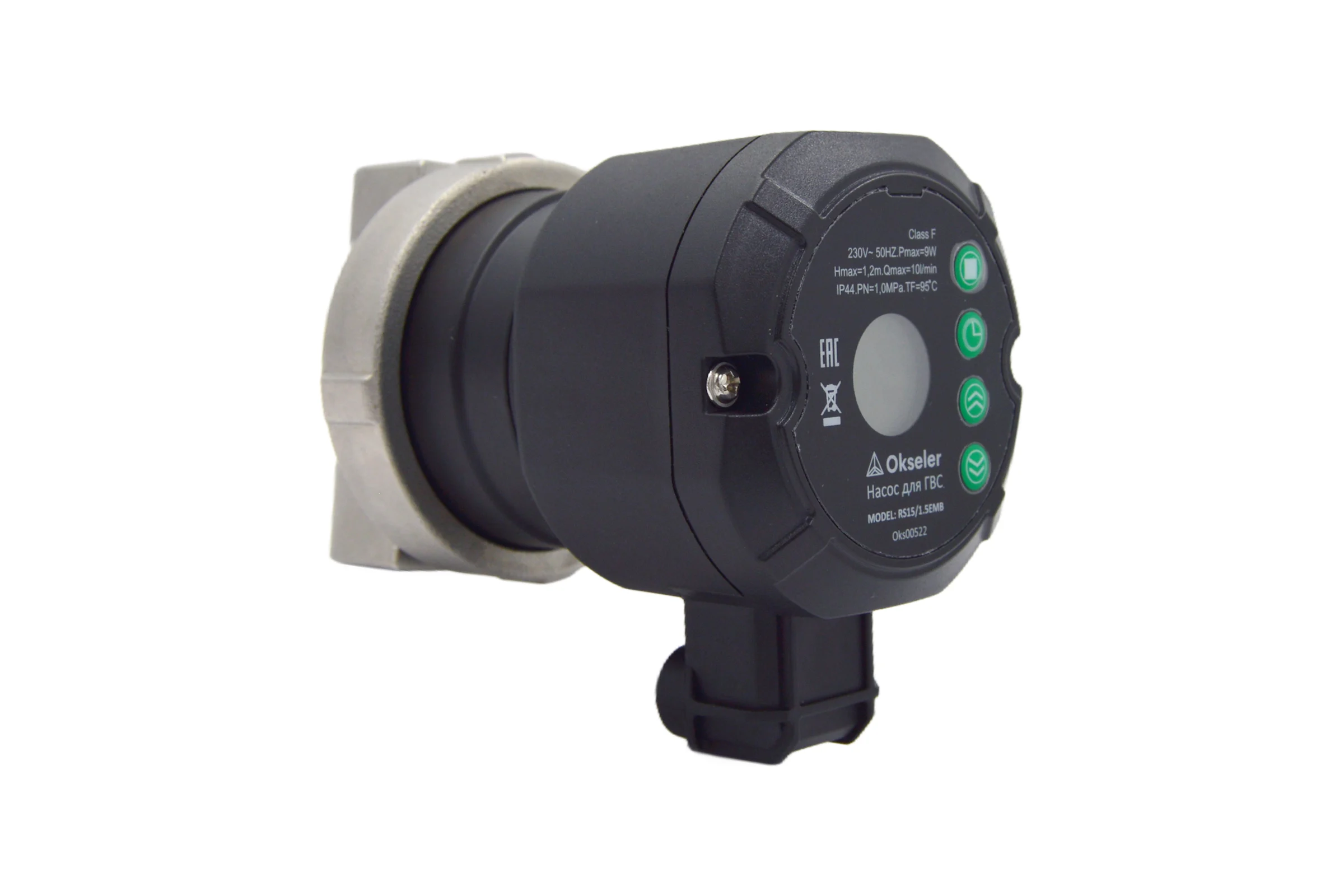 Насос циркуляционный OKSELER для ГВС с таймером RS 15/1.5EMB Oks00522