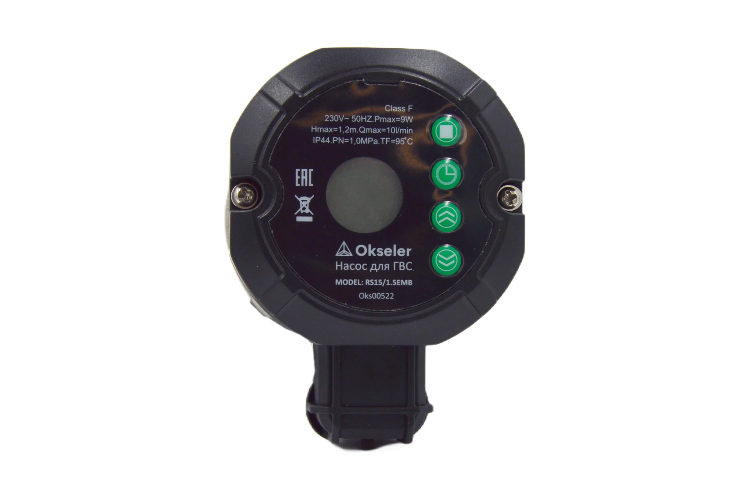 Насос циркуляционный OKSELER для ГВС с таймером RS 15/1.5EMB Oks00522