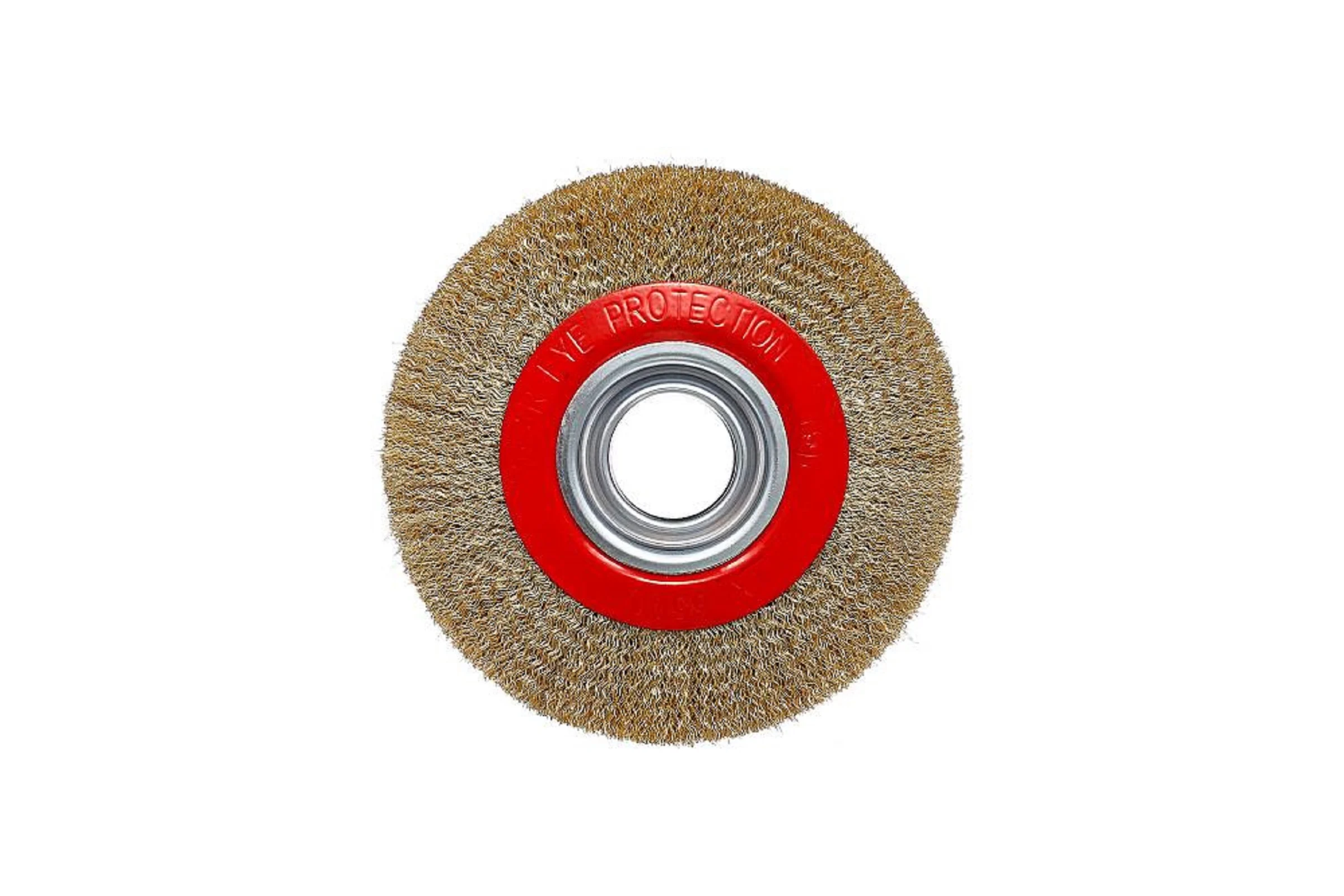 Корщетка Diamond Industrial для точила 150 x 32/25.4/22.2/19/15,88/12.7 мм М14 мягкая латунированная проволока 0.3 мм DI DIDSHS15032