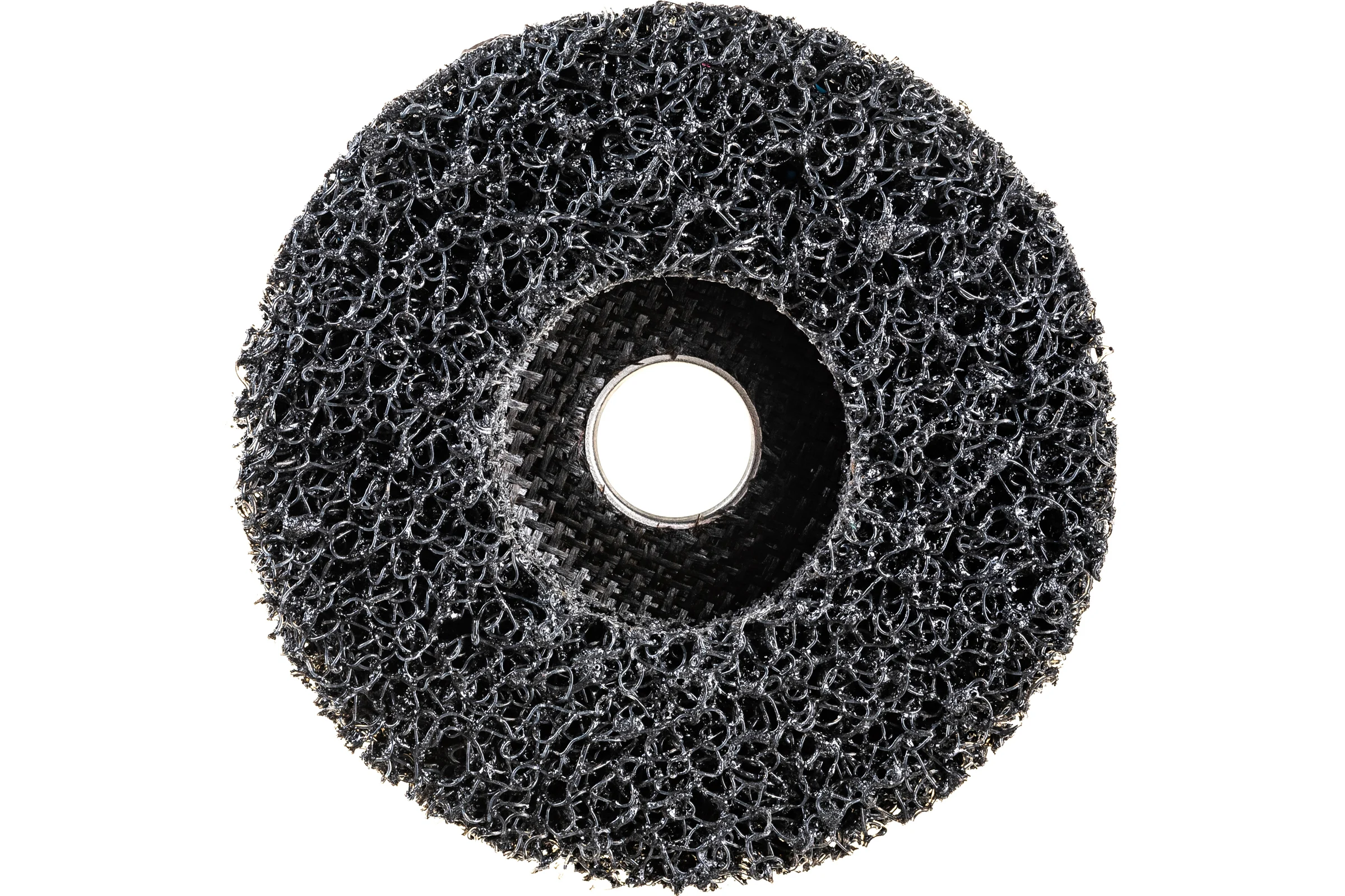 Диск зачистной Clean Strip Black 127х22 мм с фибровой оправкой BlackFox 12540