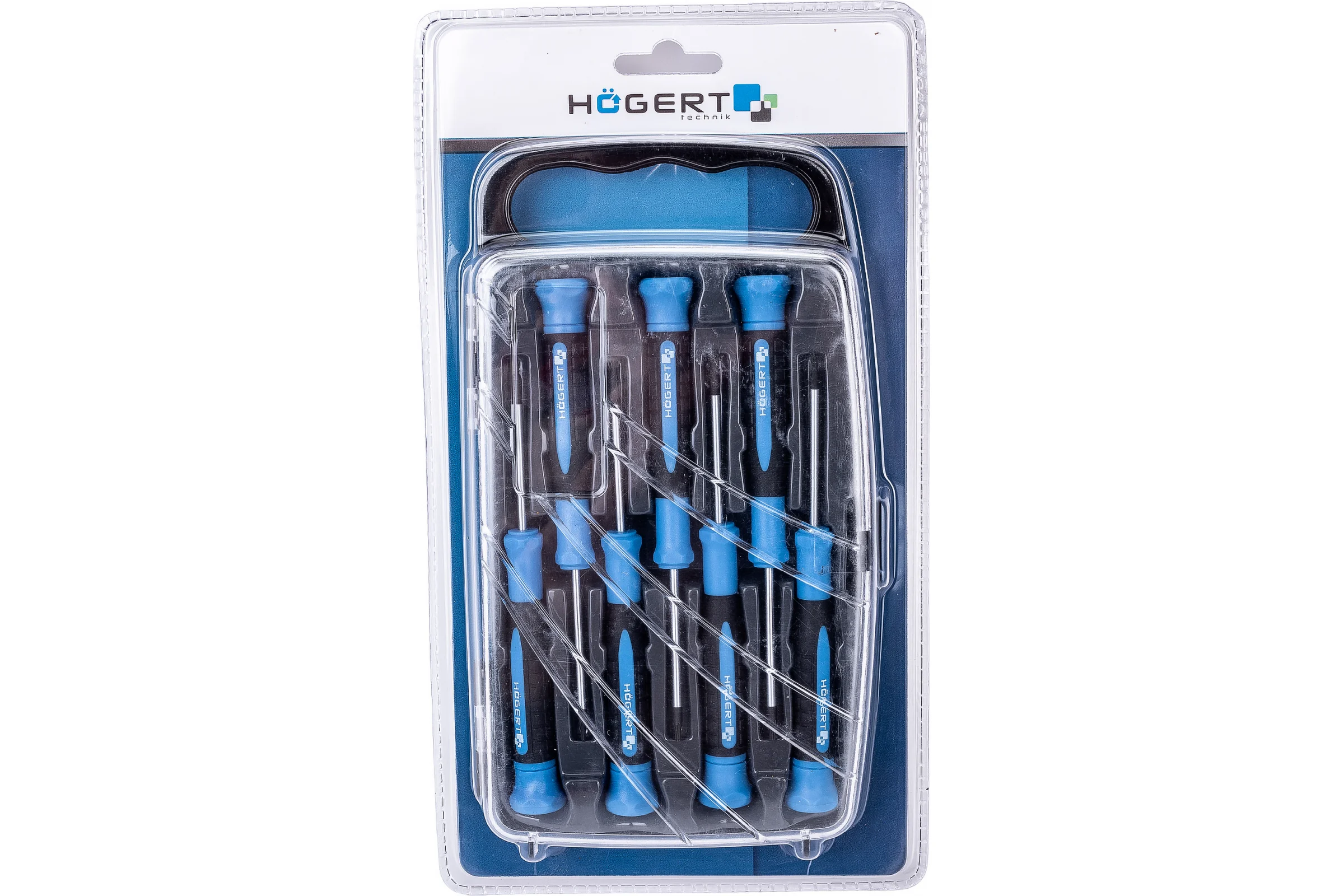 Набор часовых отвёрток в футляре HOEGERT TECHNIK 7 шт. HT1S270