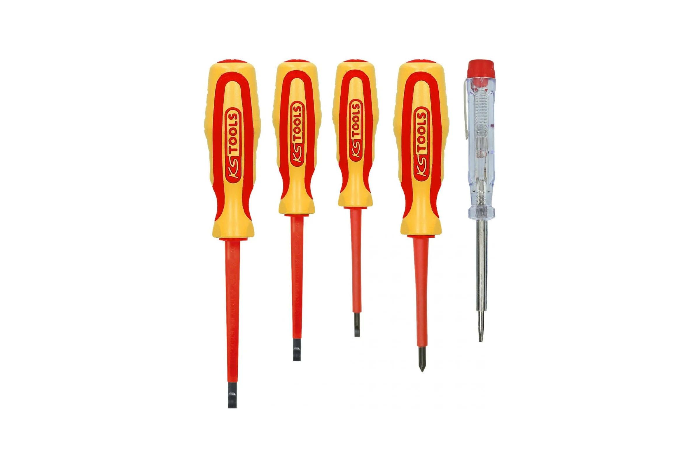 Набор отверток KS Tools VDE, с индикаторной отверткой, 1000В 117.0540