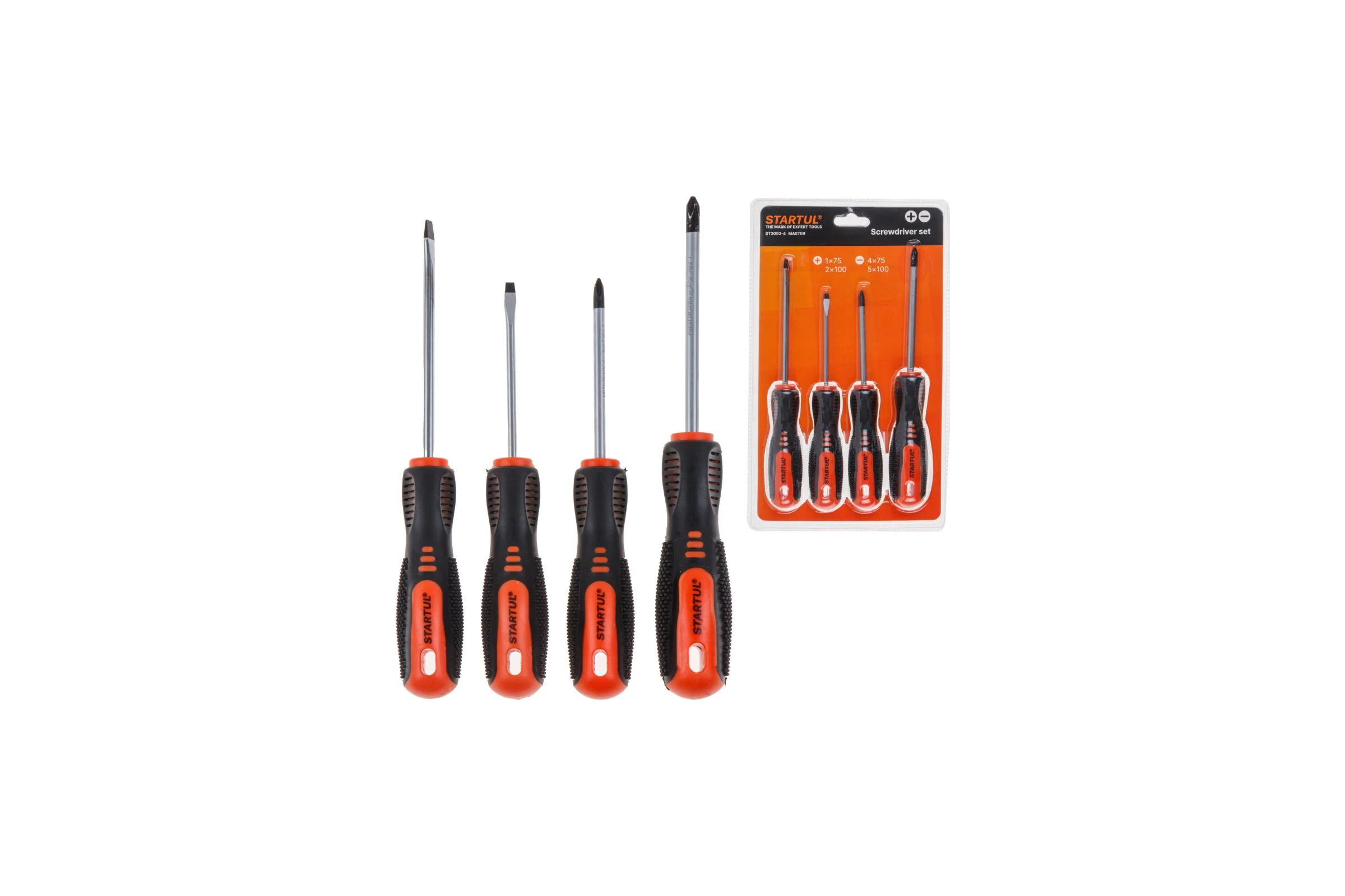 Набор отверток STARTUL MASTER 4шт ST3093-4