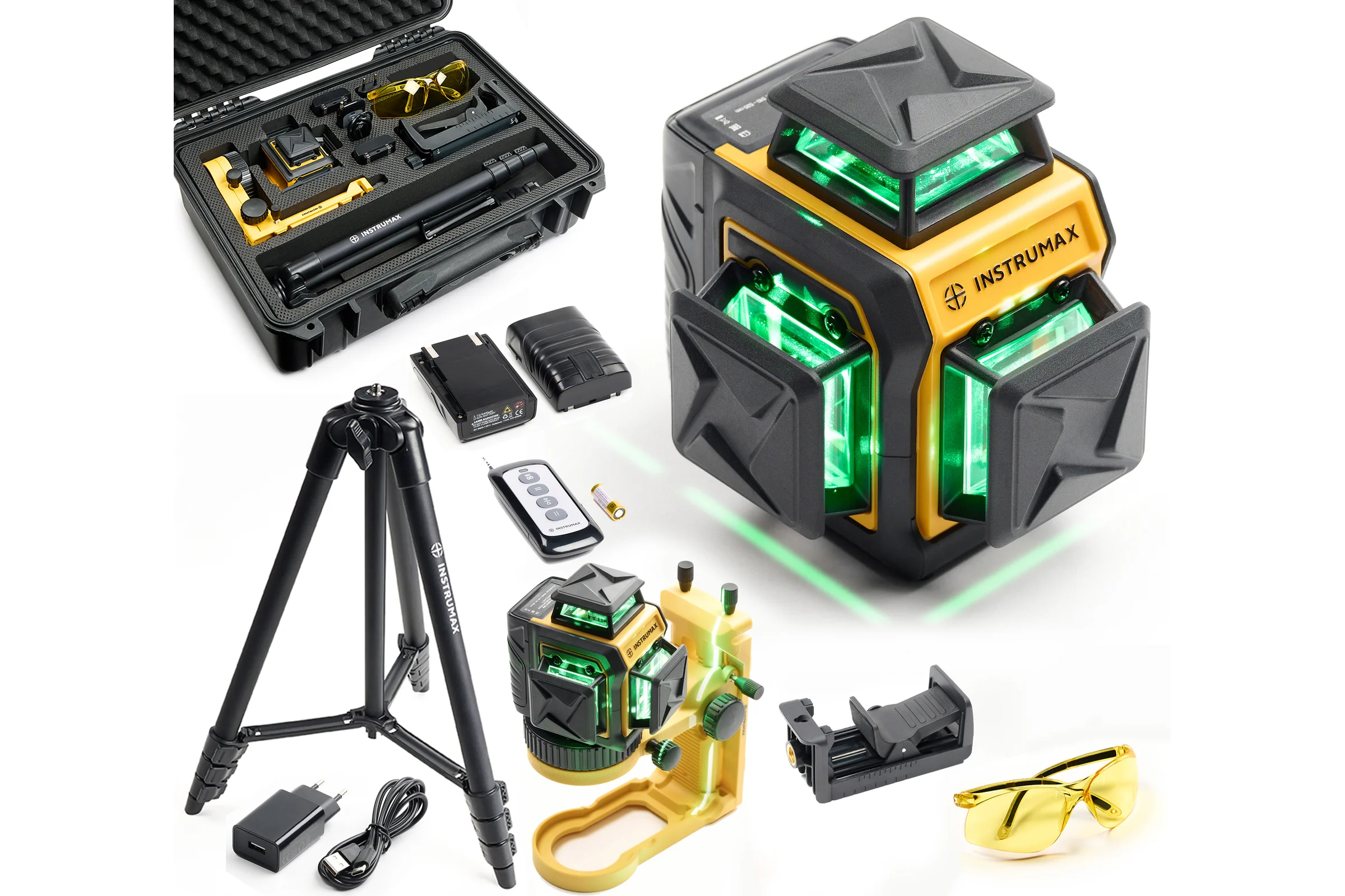 Профессиональный лазерный уровень INSTRUMAX LINEPRO 3D Expert SET IM0180