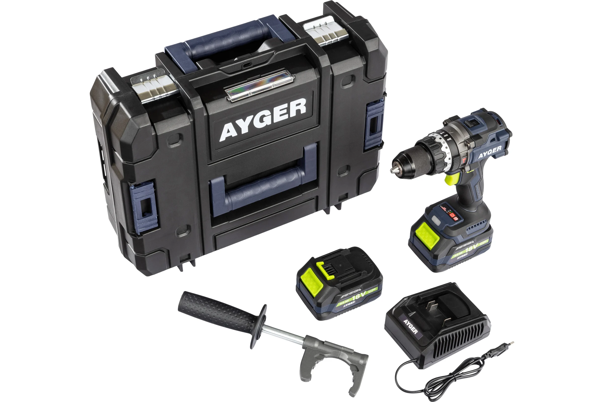 Аккумуляторный бесщеточный ударный шуруповерт AYGER AP20BL4-160