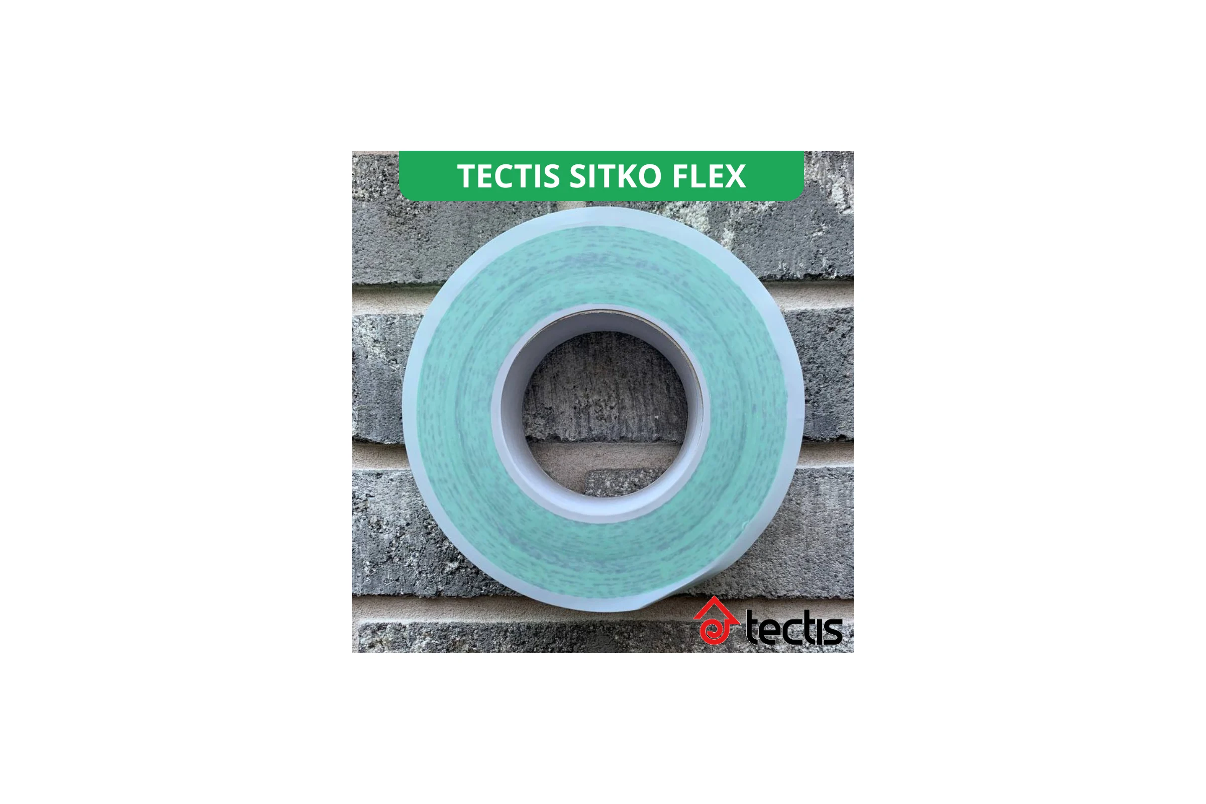 Армированная клейкая лента для склейки мембраны и пароизоляции Tectis Sitko Flex 50 мм х 25 м 07523