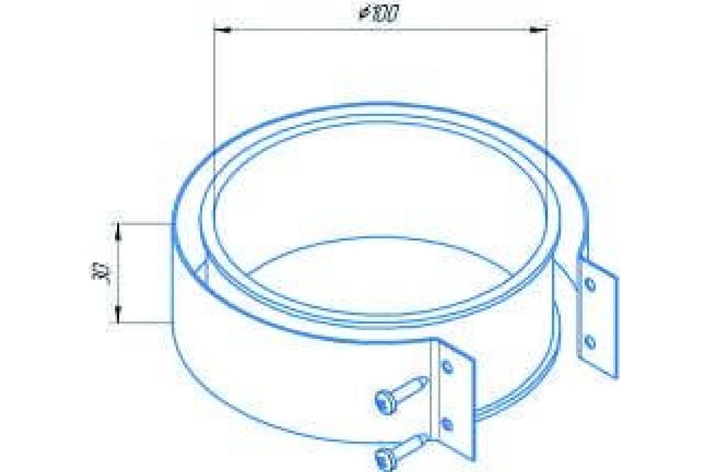 Адаптер вертикальный коаксиальный Okseler 60/100 (Baxi (кроме ECO Nova/Classic), Ariston, Vaillant, Viessmann, Kit oks00009