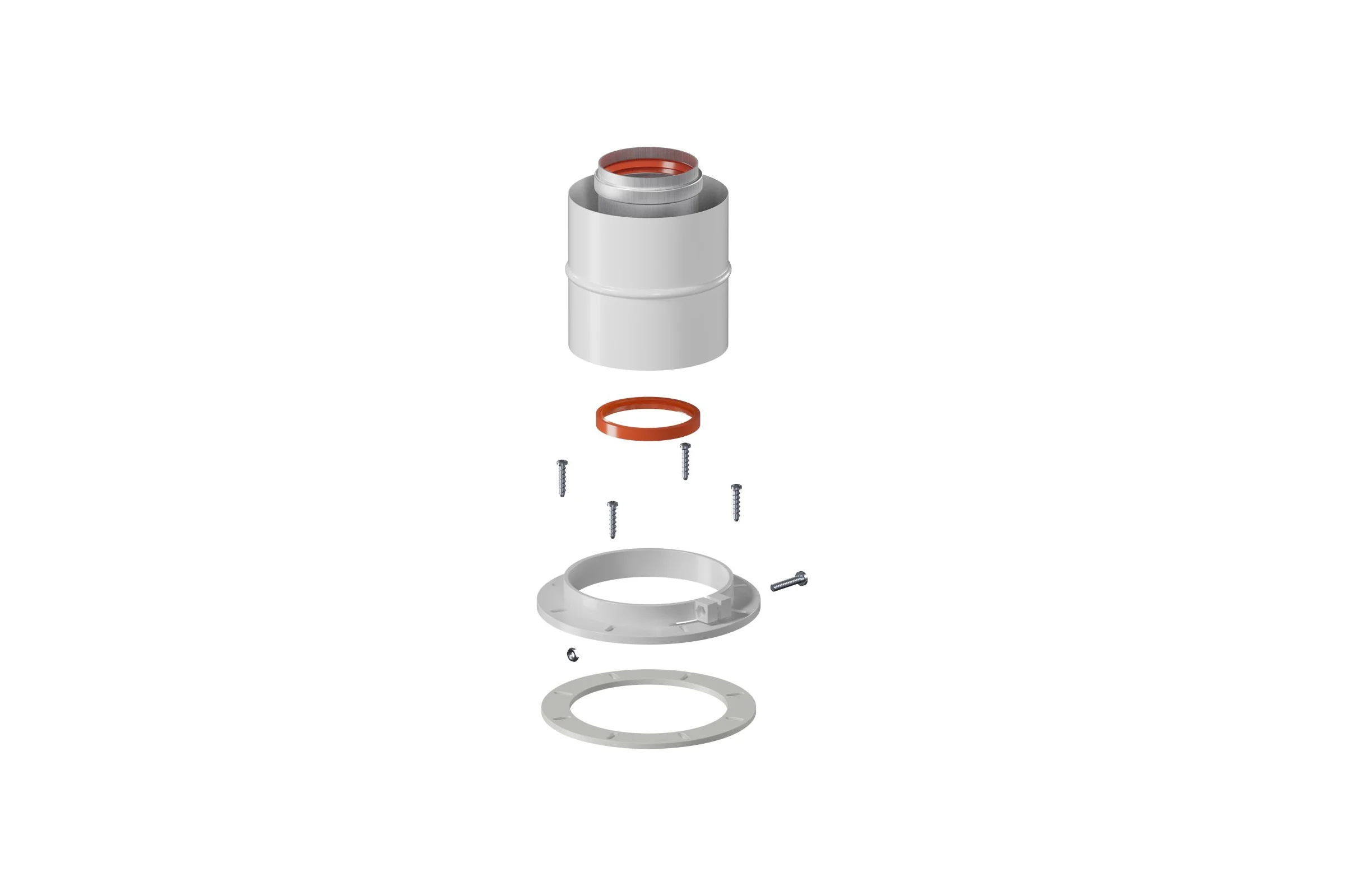 Адаптер вертикальный коаксиальный Okseler 60/100 (Bosch, Buderus, Navien S/C/E, Baxi ECO Nova/Classic, Лемакс, Fo oks00011