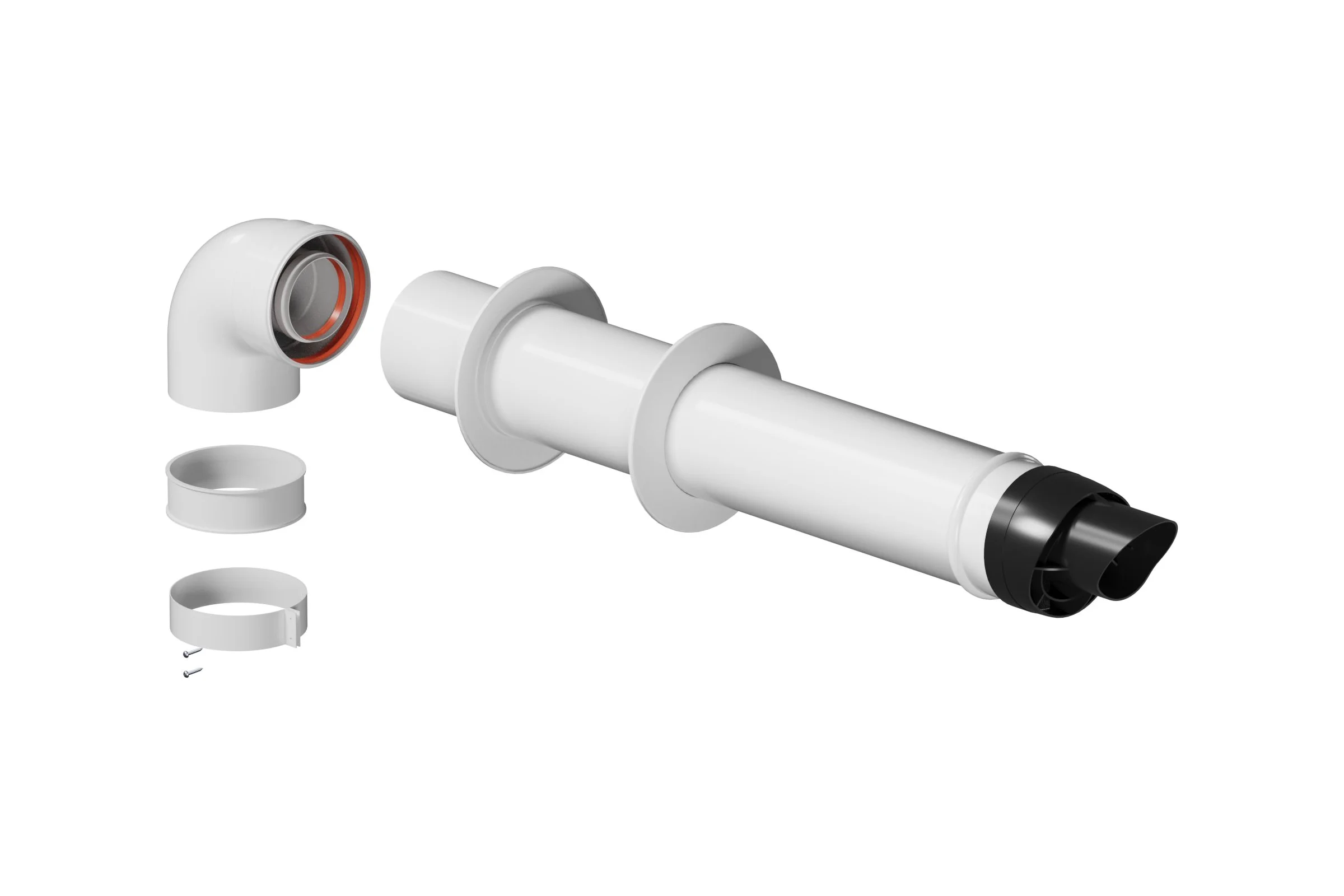 Коаксиальный комплект Okseler для котлов 80/125 oks00035
