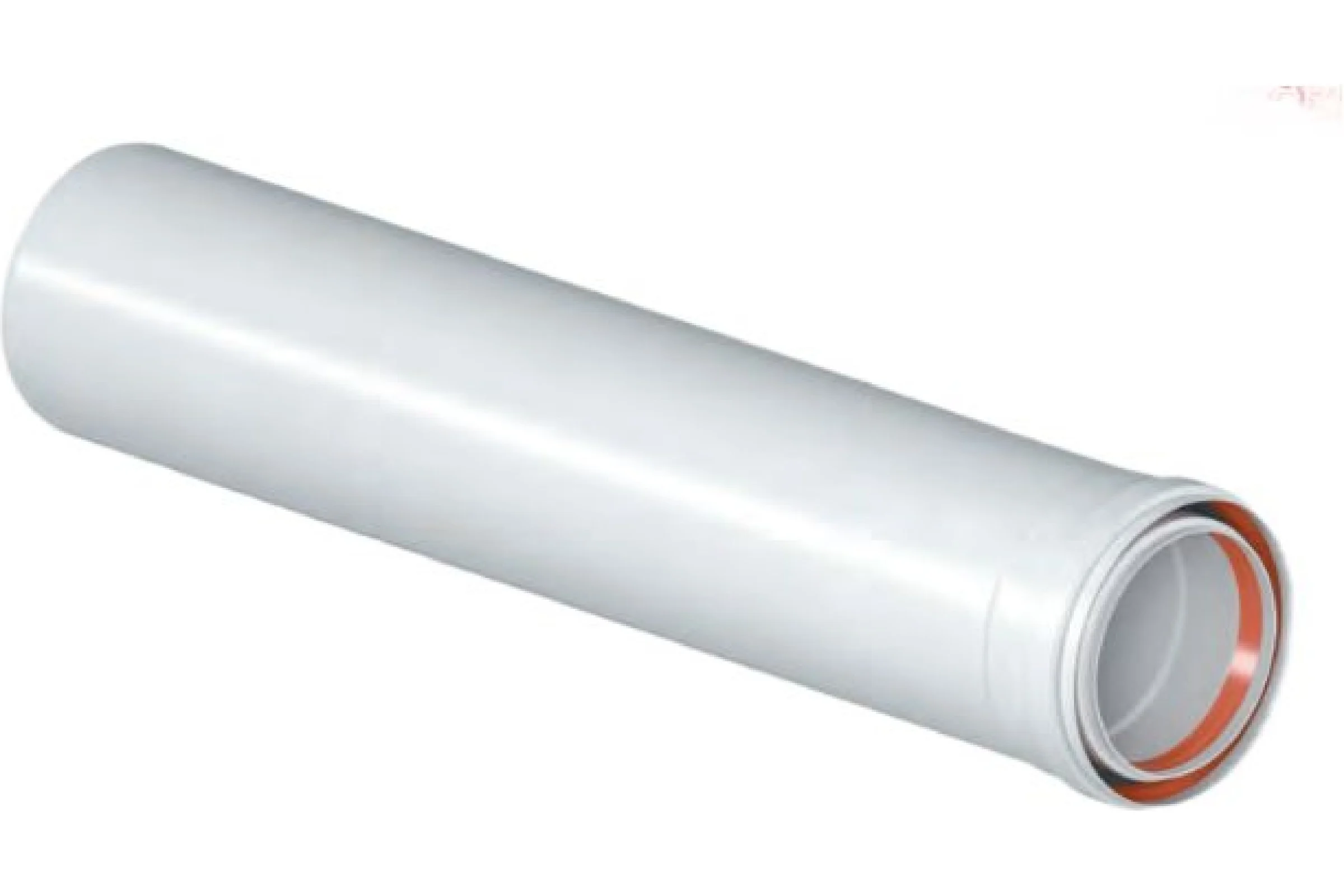 Удлинение утепленное Okseler газ д.80/100 - 250 мм. oks01479