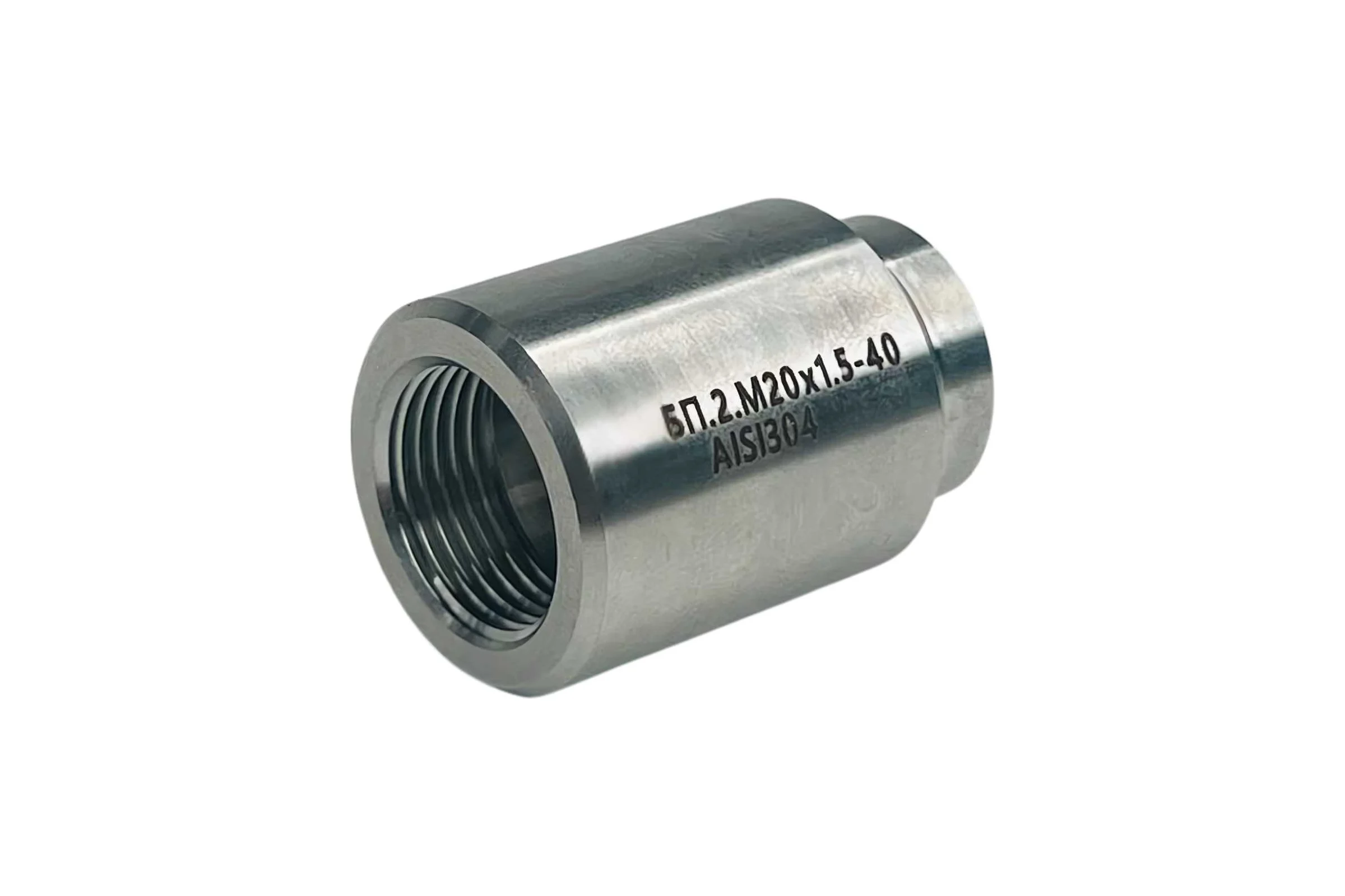 Бобышка DELTAKIP прямая нерж. DK-БП.2.20х1,5-40 AISI304 DK-D0000015