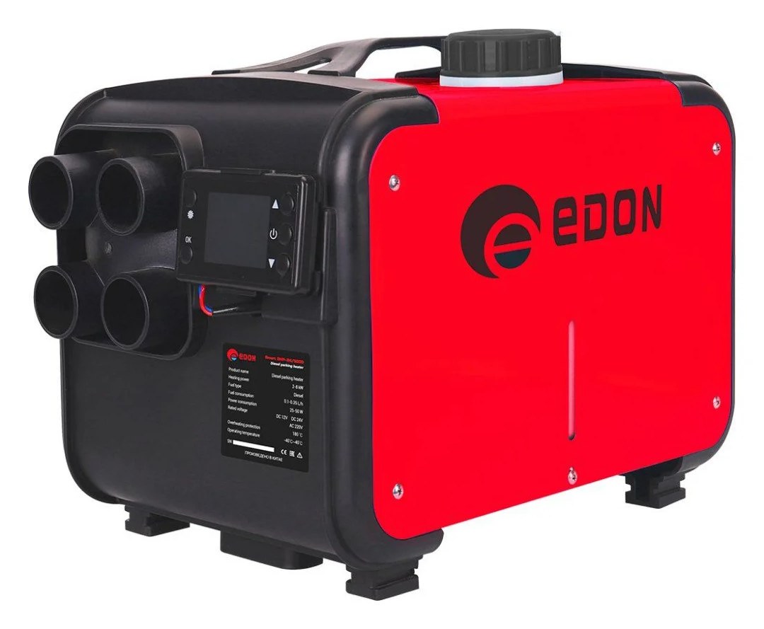 Автономный дизельный отопитель EDON Smart DHP-12-24/5000 (12/24В., 220В., 2-8кВт., 5л., дисплей) 29752