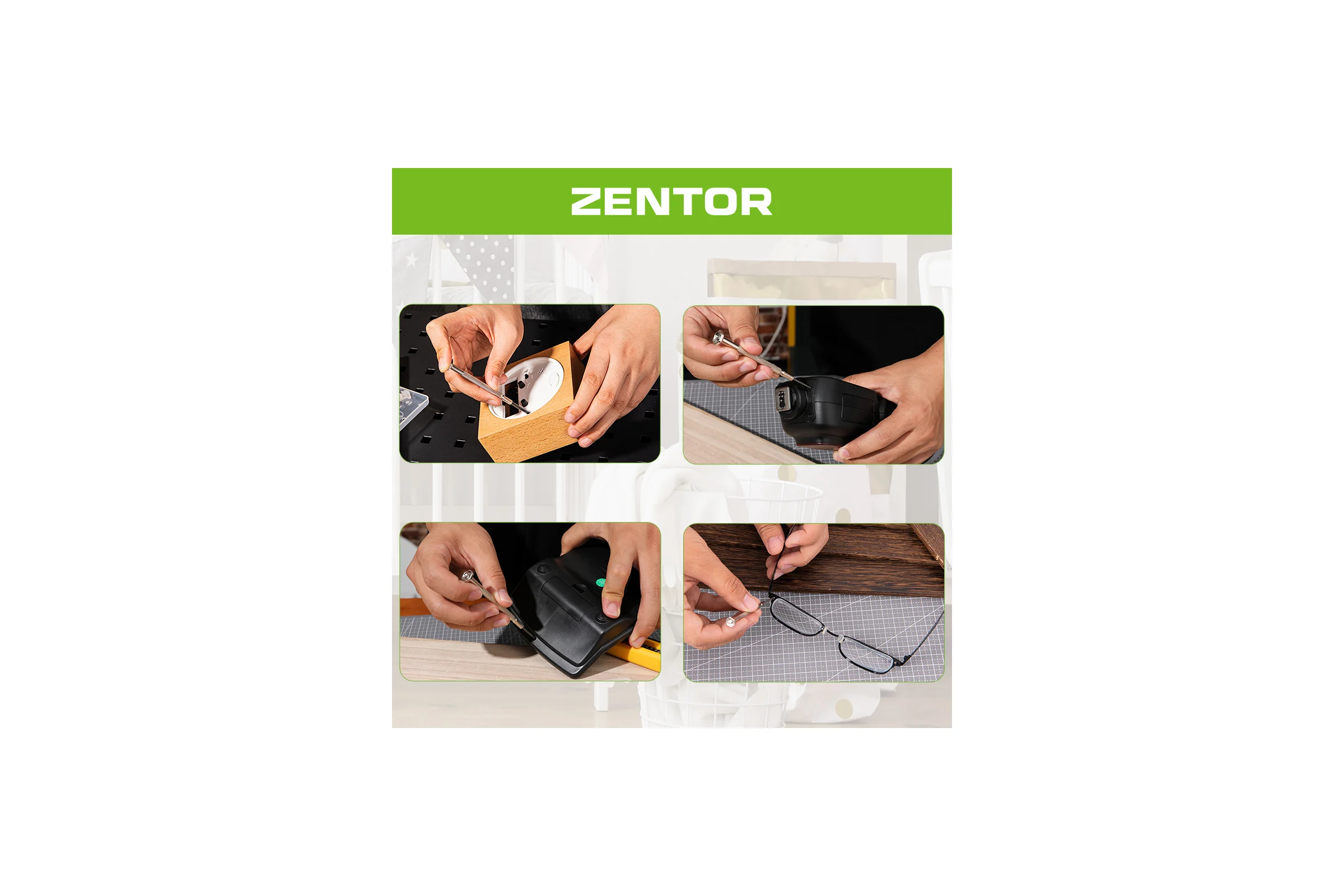 Прецизионные отвертки Zentor 6 шт ZT19506S