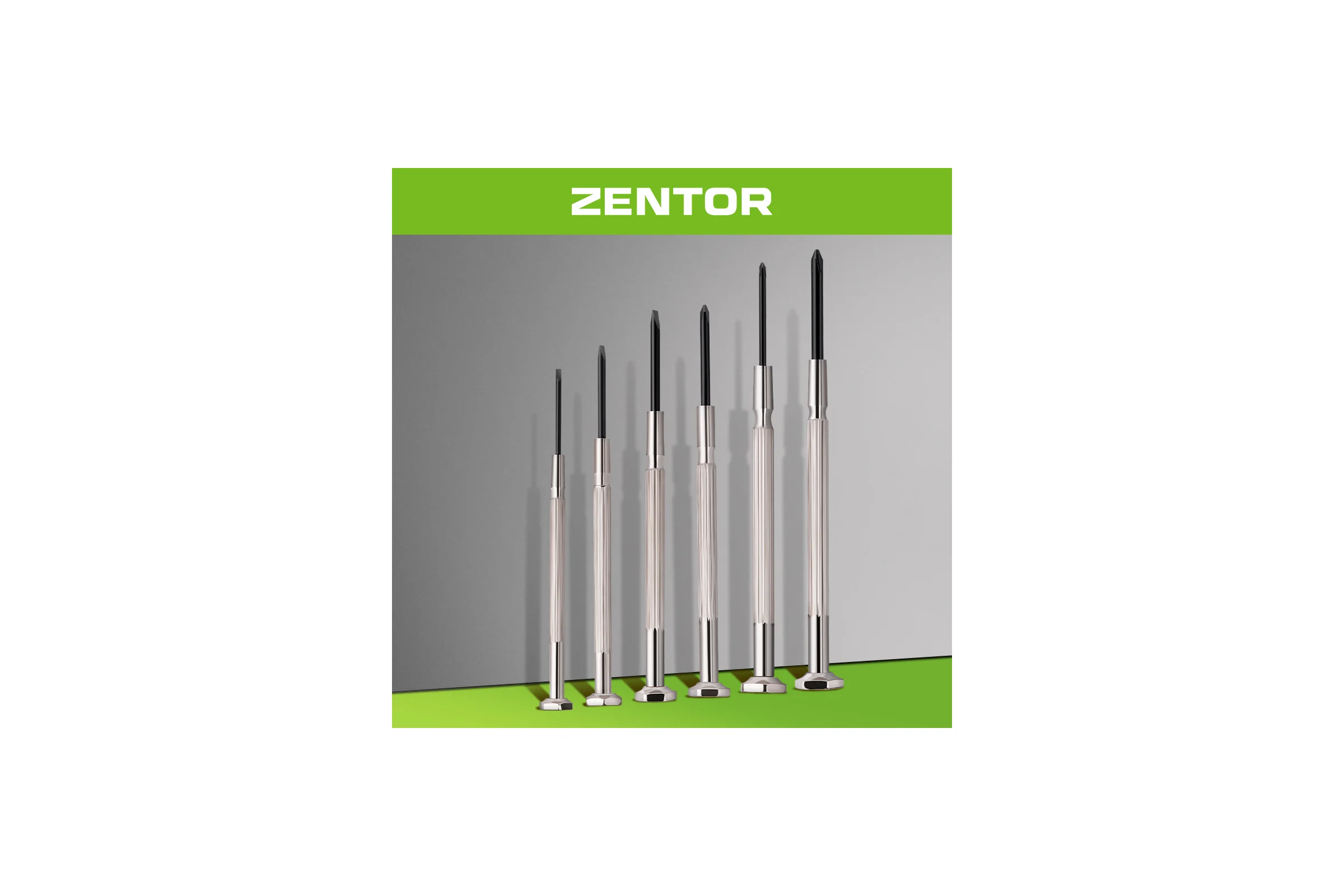 Прецизионные отвертки Zentor 6 шт ZT19506S