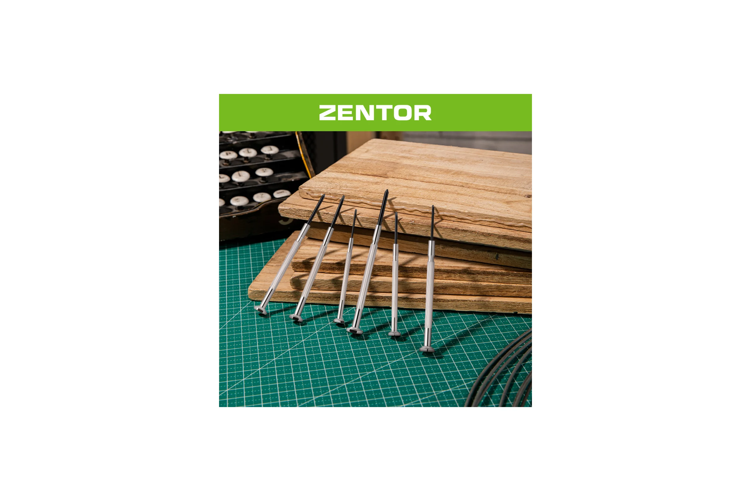 Прецизионные отвертки Zentor 6 шт ZT19506S