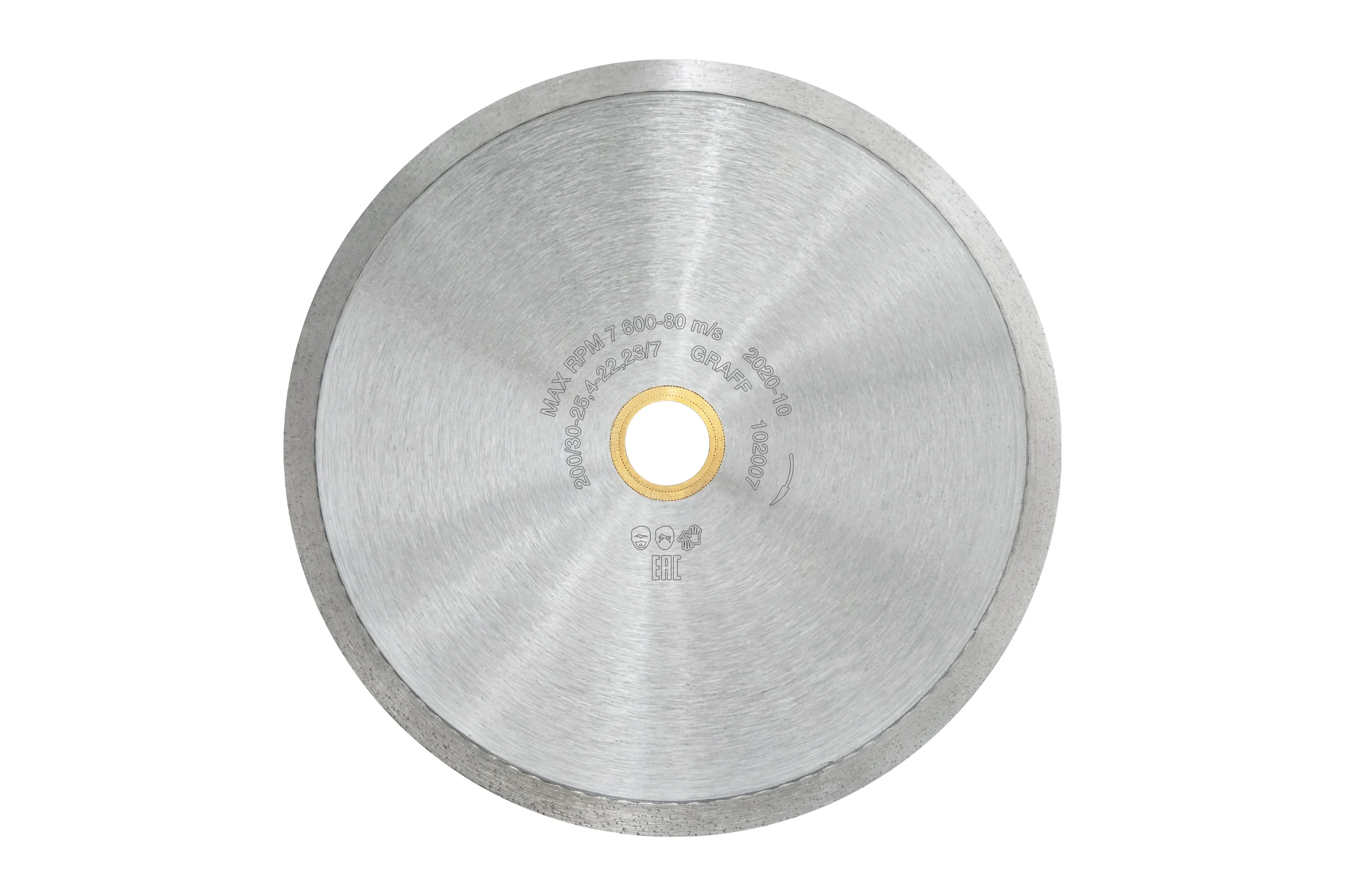 Алмазный диск по керамограниту GRAFF 200x7х1.8х30/25.4/22.23 мм Expert 102007