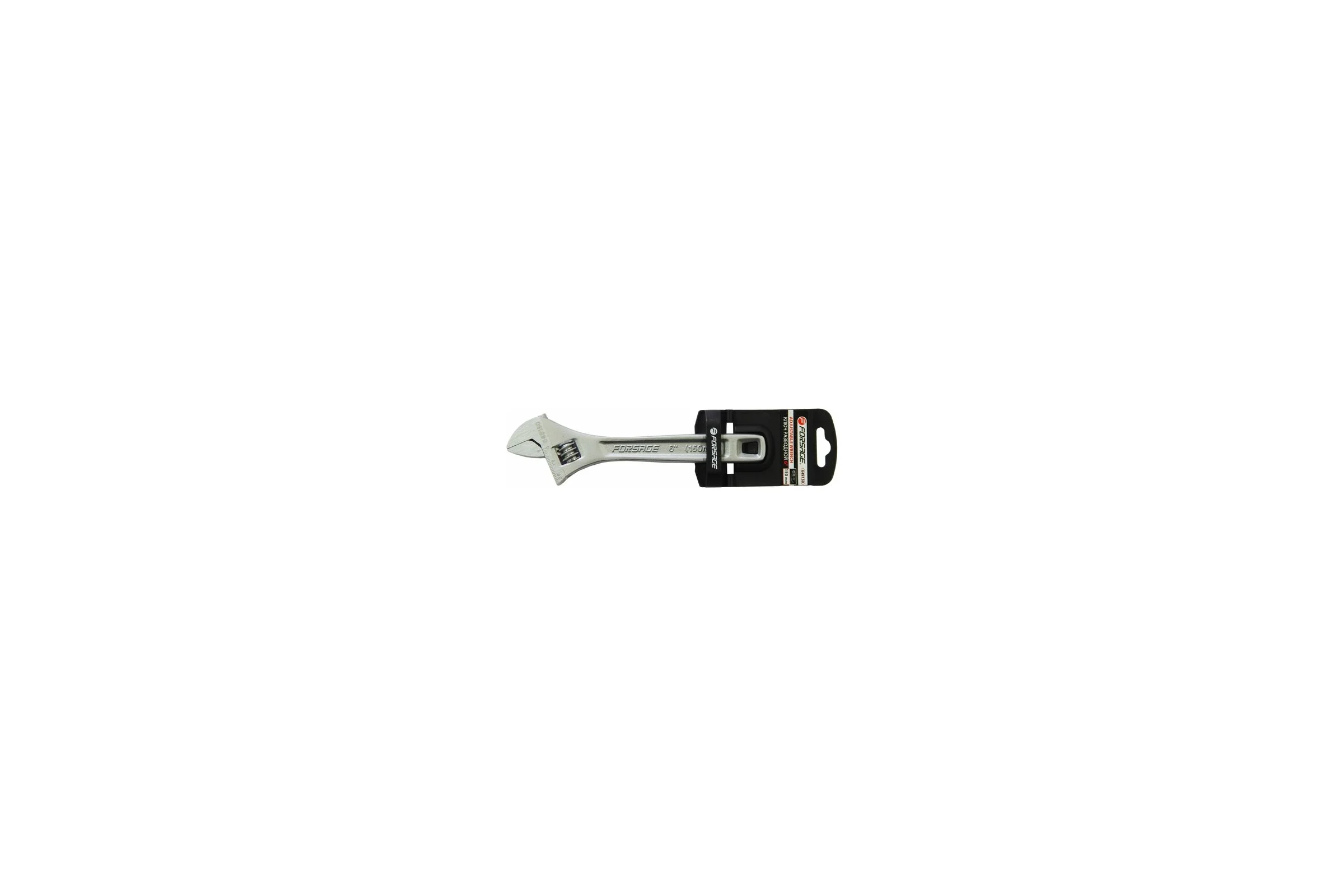 Ключ разводной Profi CRV 8"-200мм, на пластиковом держателе 5485 Forsage F-649200(5485)