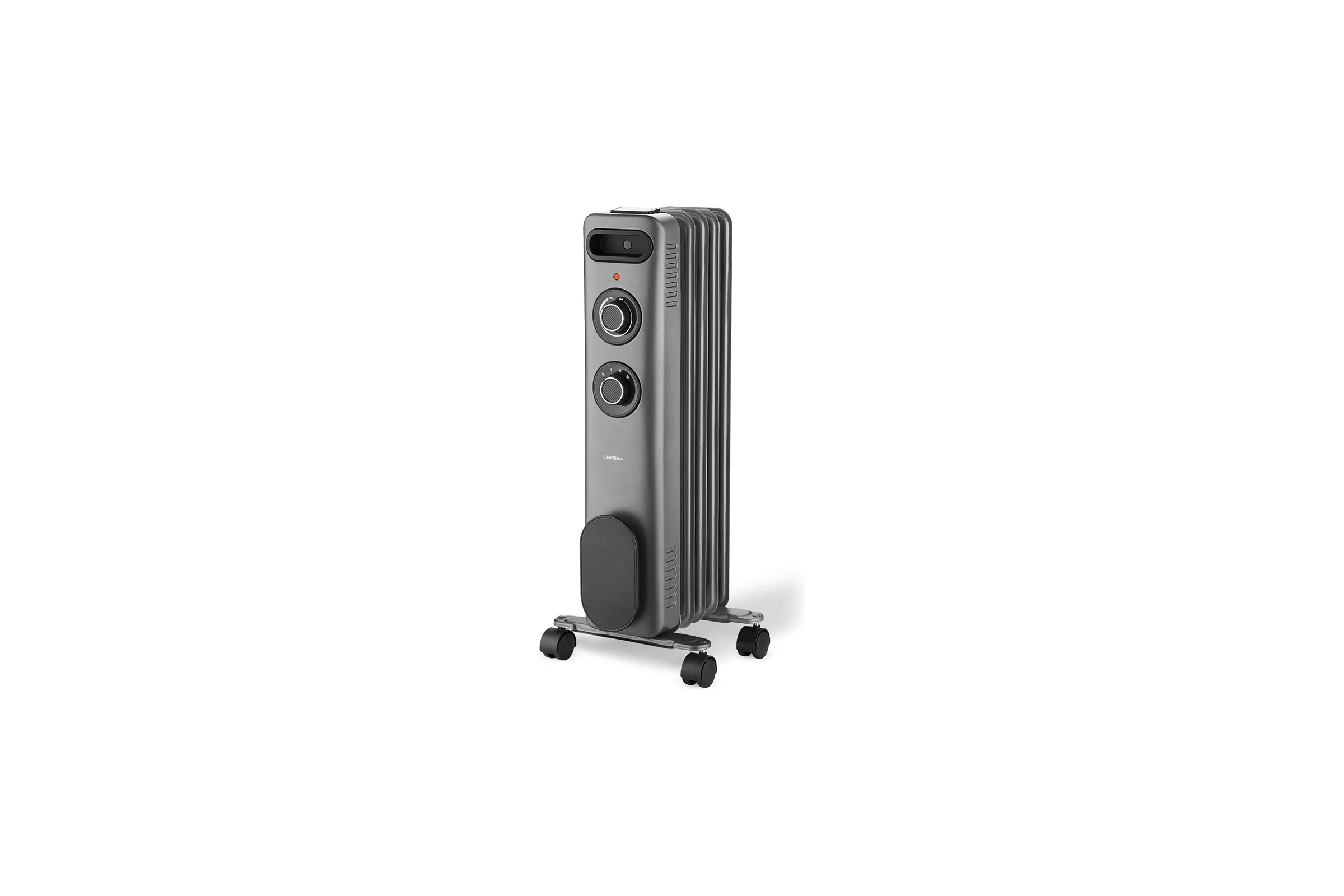 Масляный обогреватель Centek CT-6232-5 (серый) 5 секций (15м) 1000Вт, 3 режима защита от перегрева CT-6232-5 GRAY