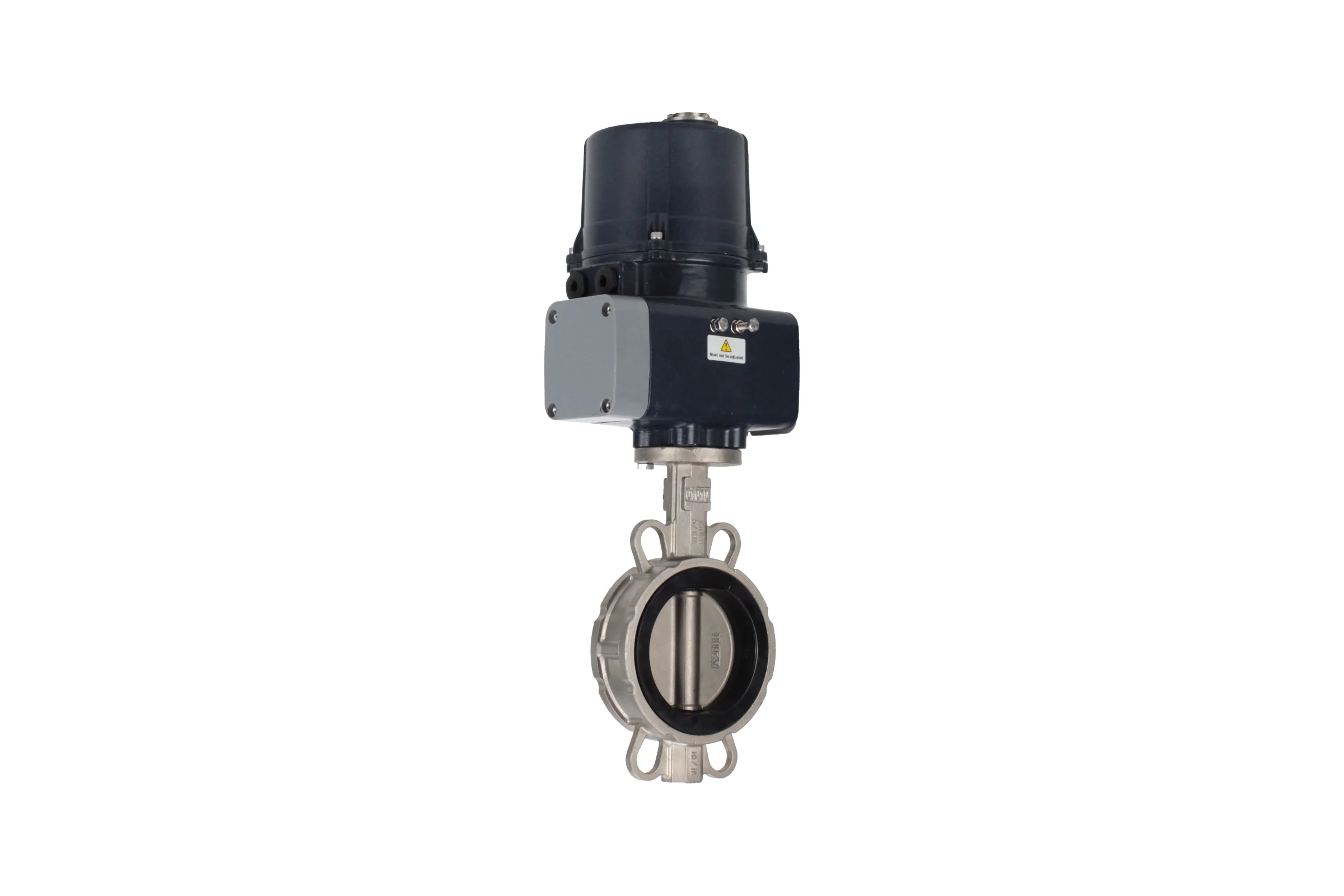 Затвор дисковый 316L-316L-EPDM Ду100 Ру16 с электроприводом ЭПВП-014 220В с пружинным возвратом DN.ru D050-85350