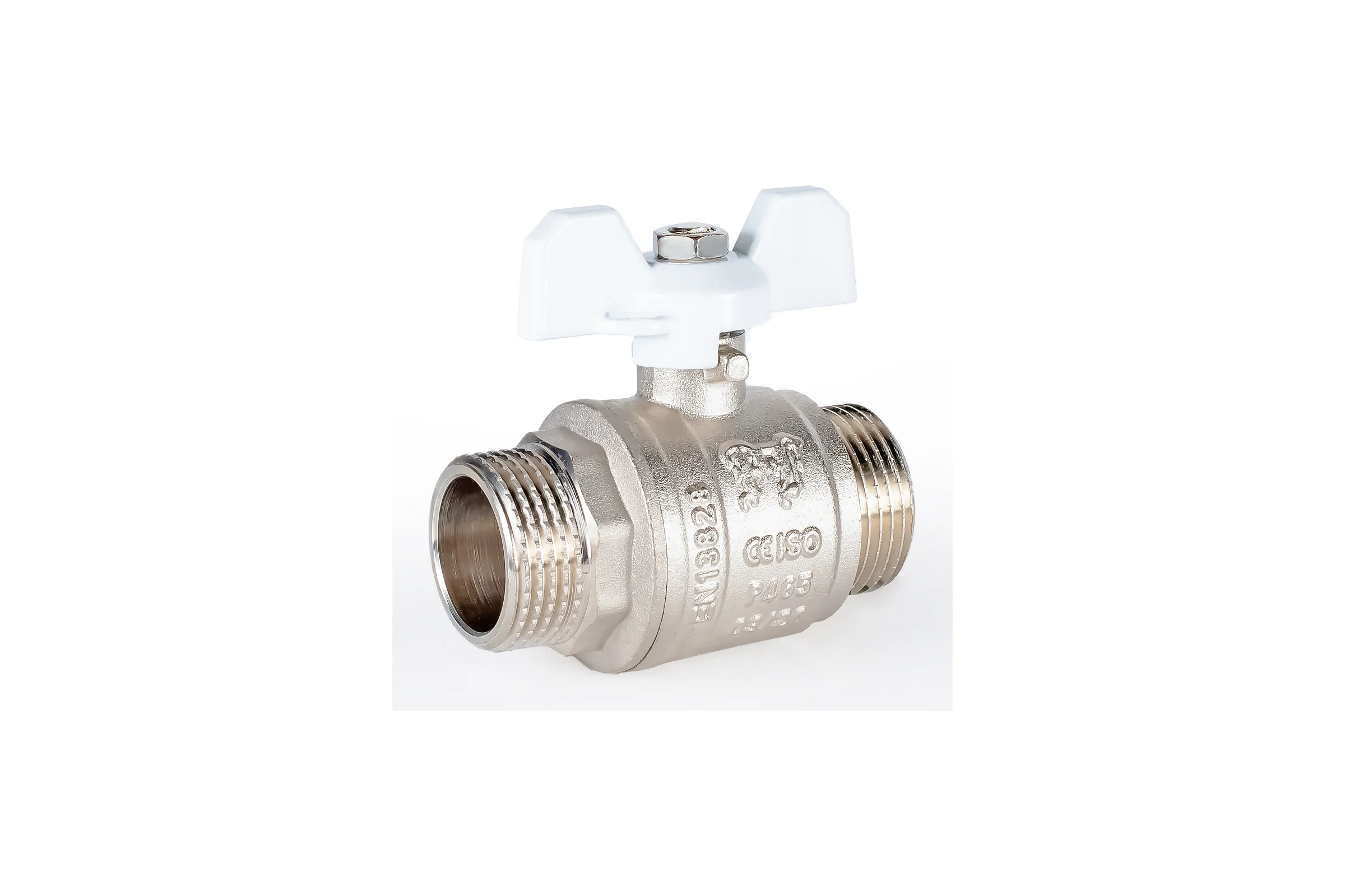 Шаровой кран PROFACTOR PF STANDARD ручка бабочка, н/н 1 дюйм PF FBV 308