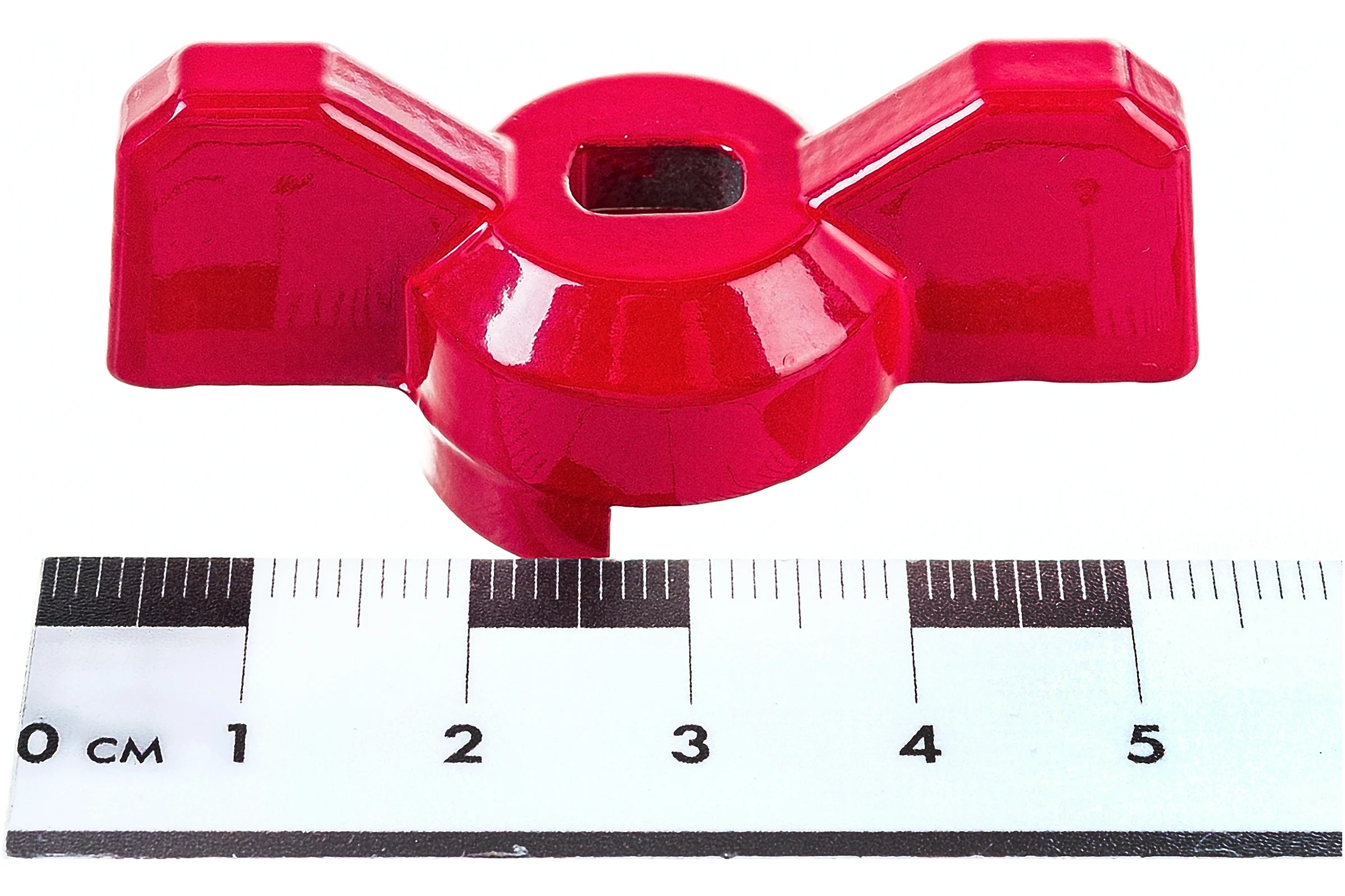Рукоятка для шарового крана PROFACTOR PF STANDARD бабочка, красный/синий 1/2" - 3/4" PF FBV 1520WH