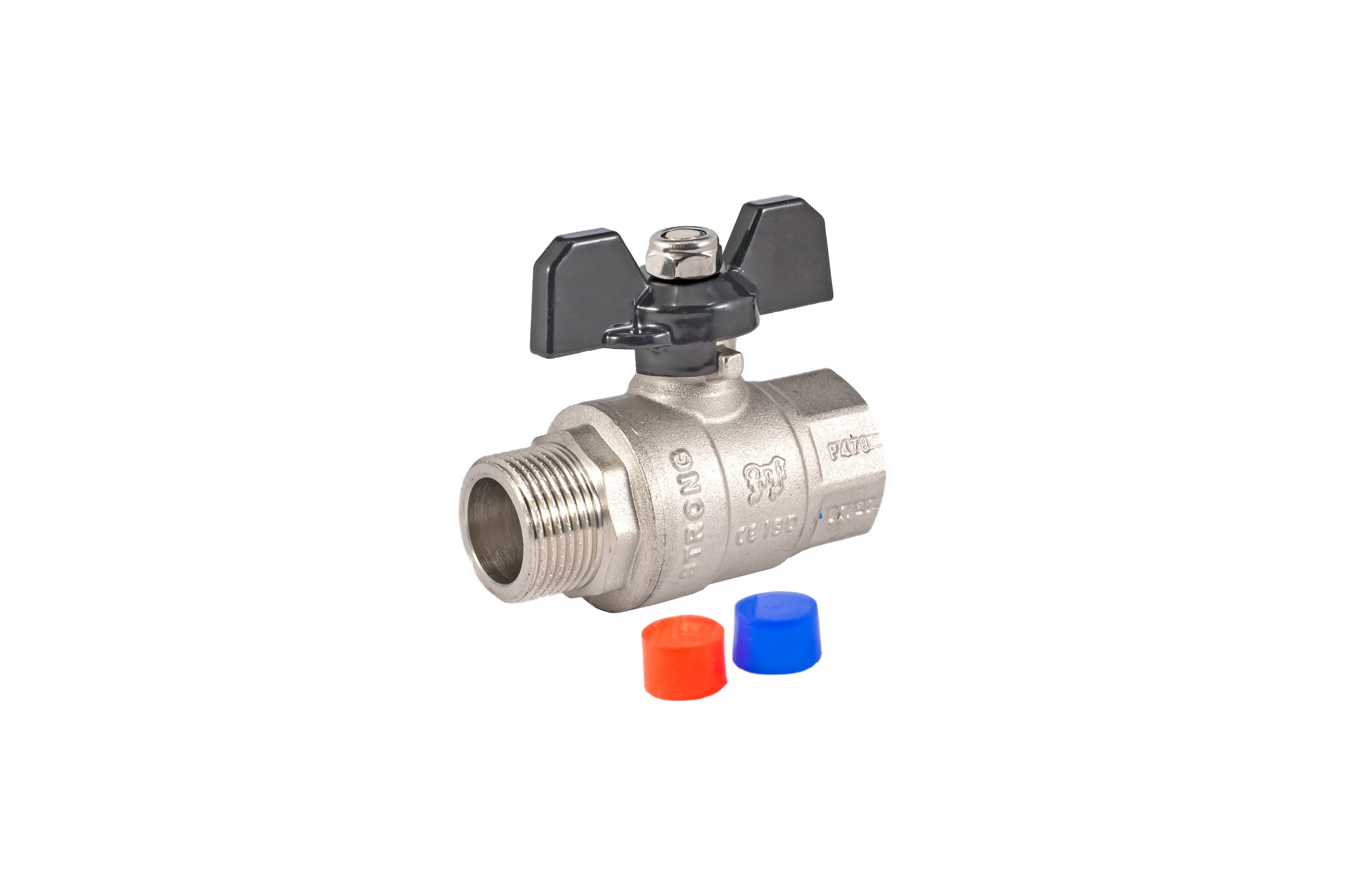Шаровой кран PROFACTOR PF STRONG ручка бабочка в/н 3/4 дюйма PF FBV 286